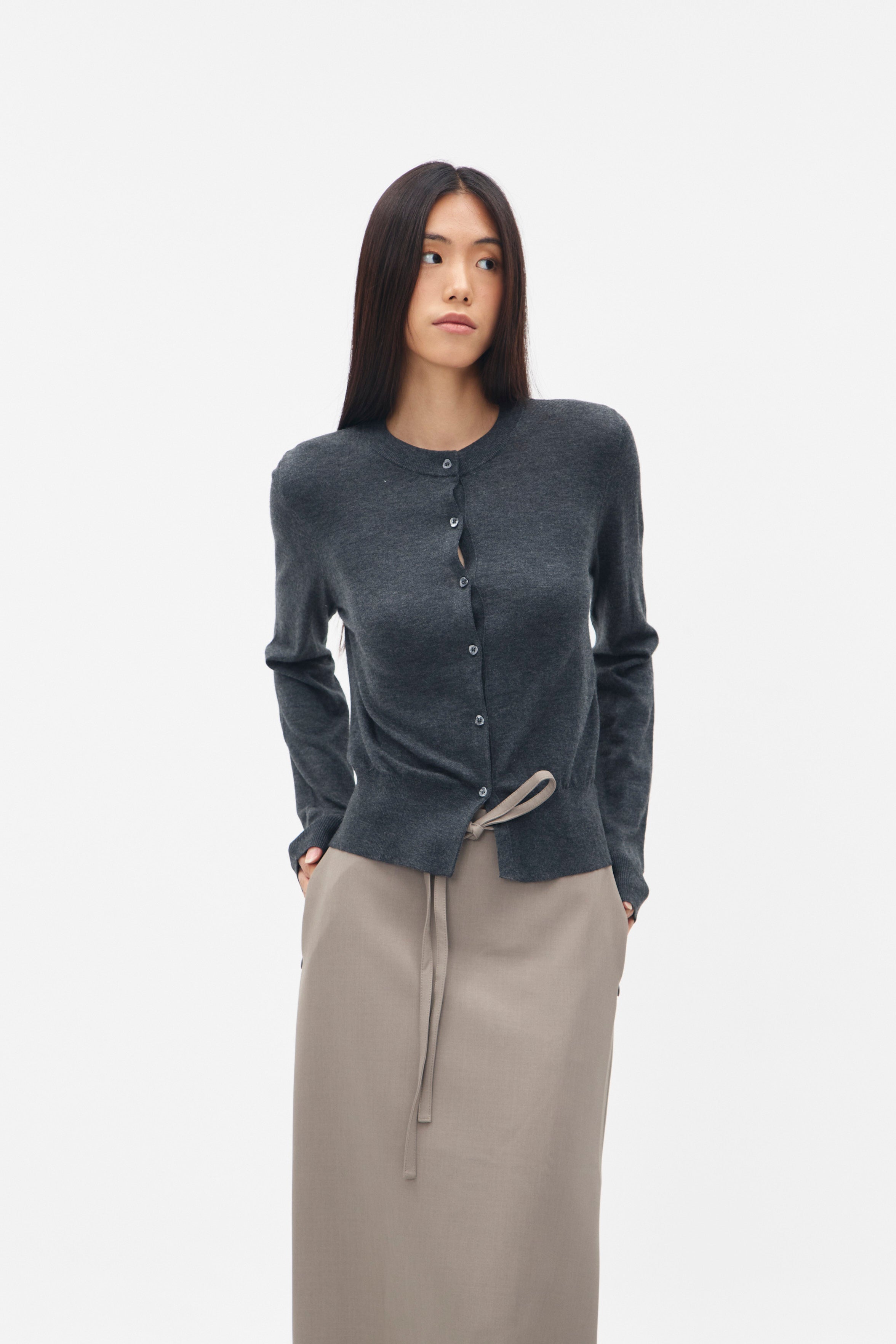 LANCELOT CARDIGAN GREY