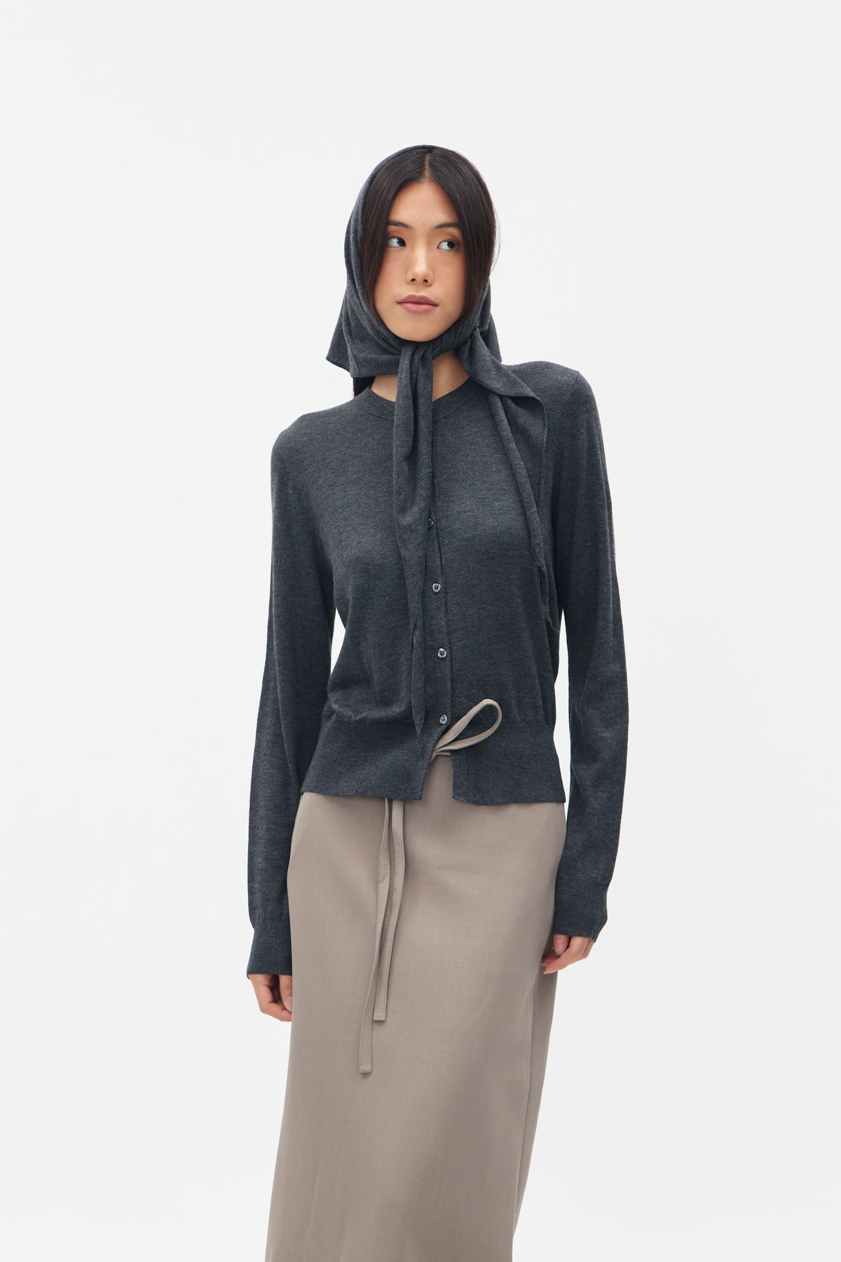 LANCELOT CARDIGAN GREY