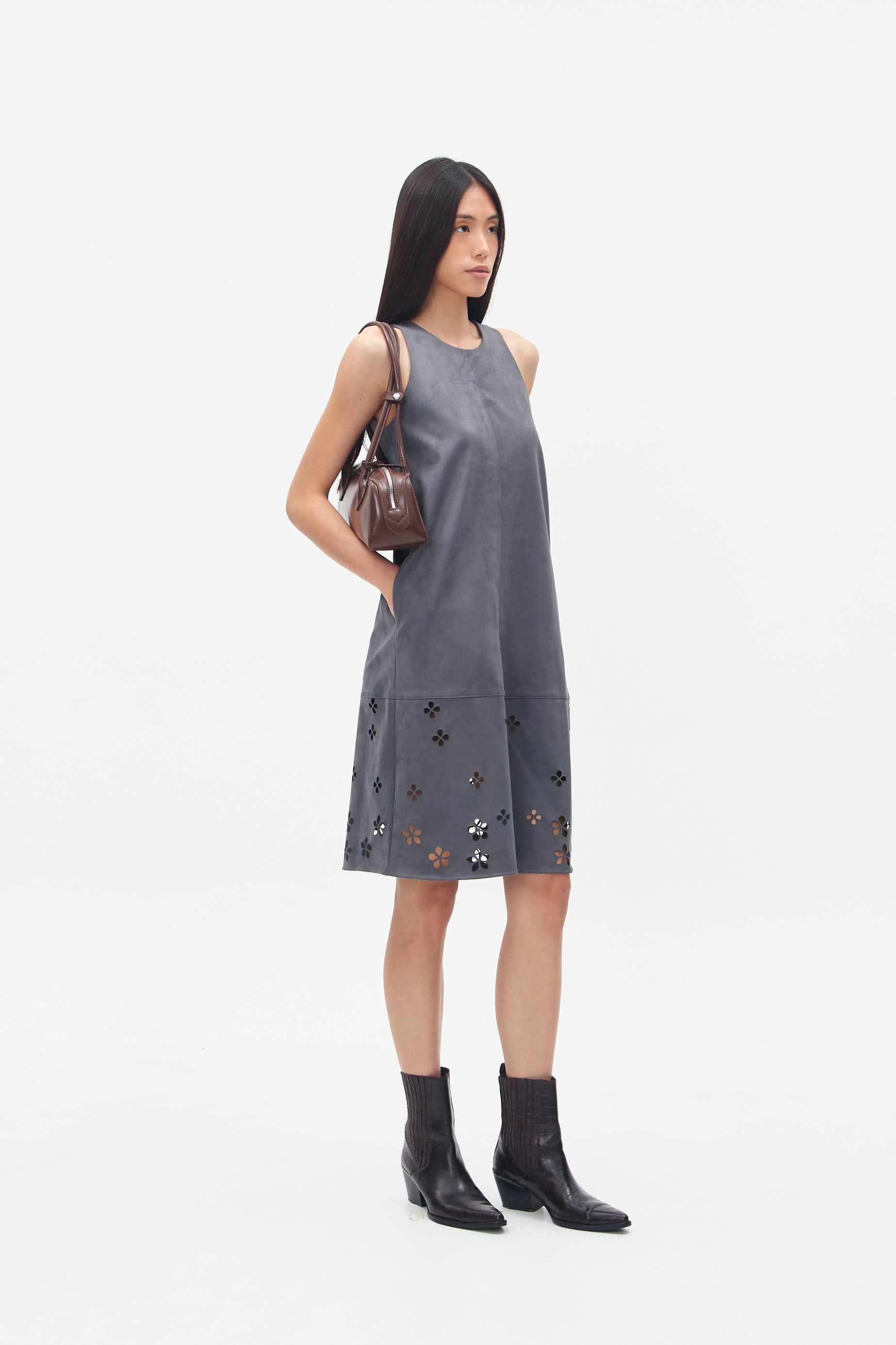 HYMN DRESS GREY
