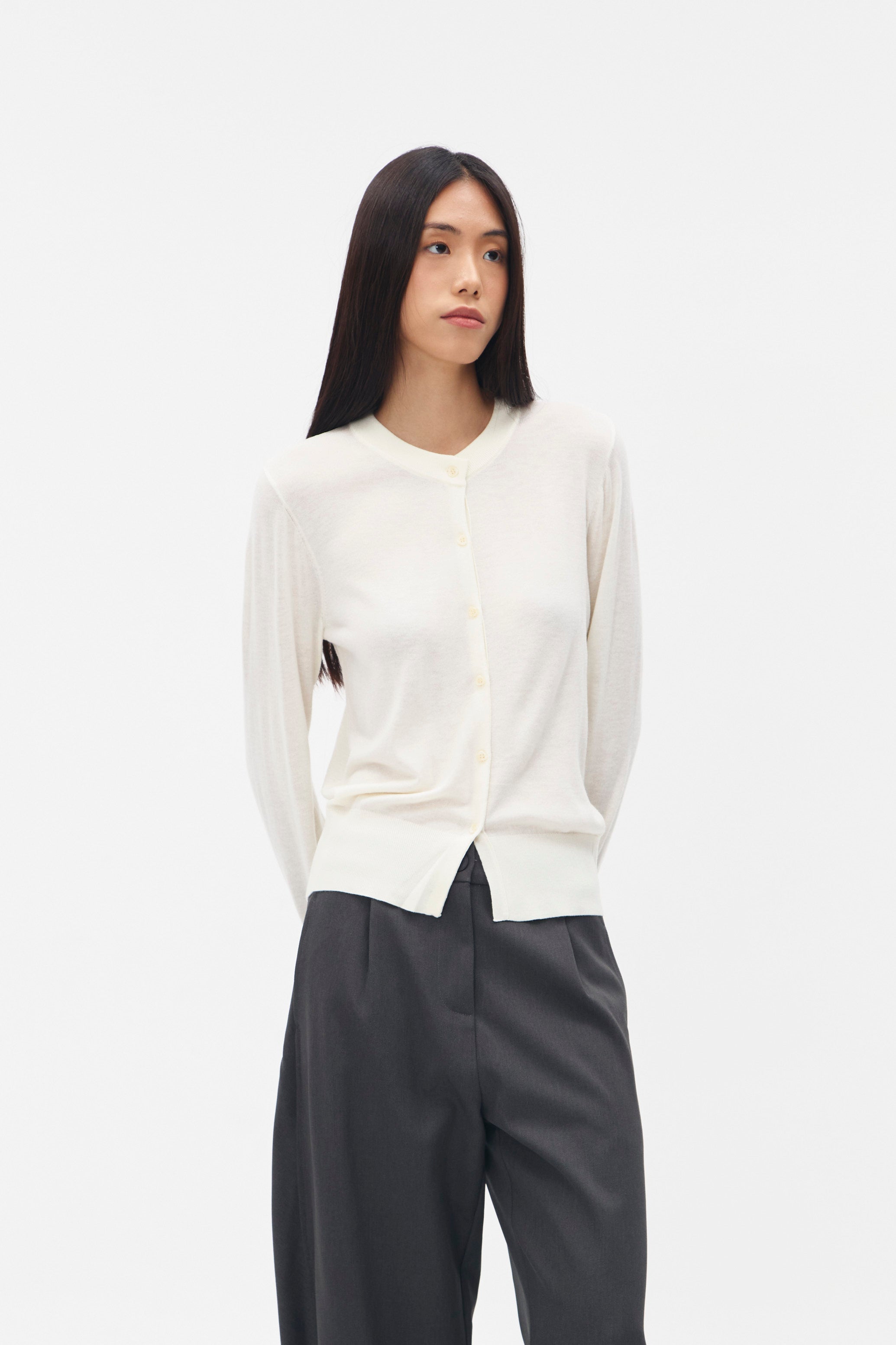 LANCELOT CARDIGAN WHITE