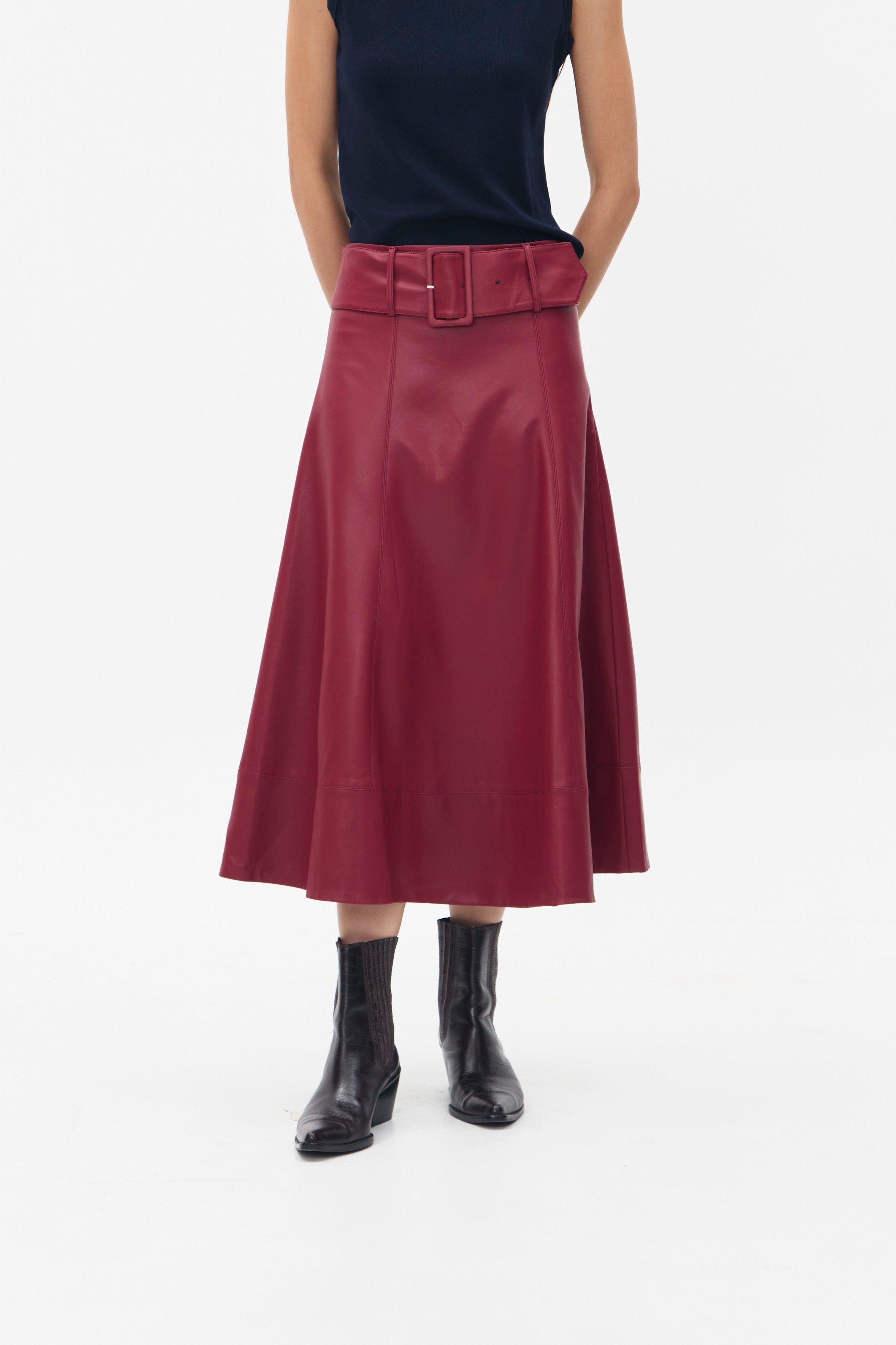 HORATIO SKIRT MAROON