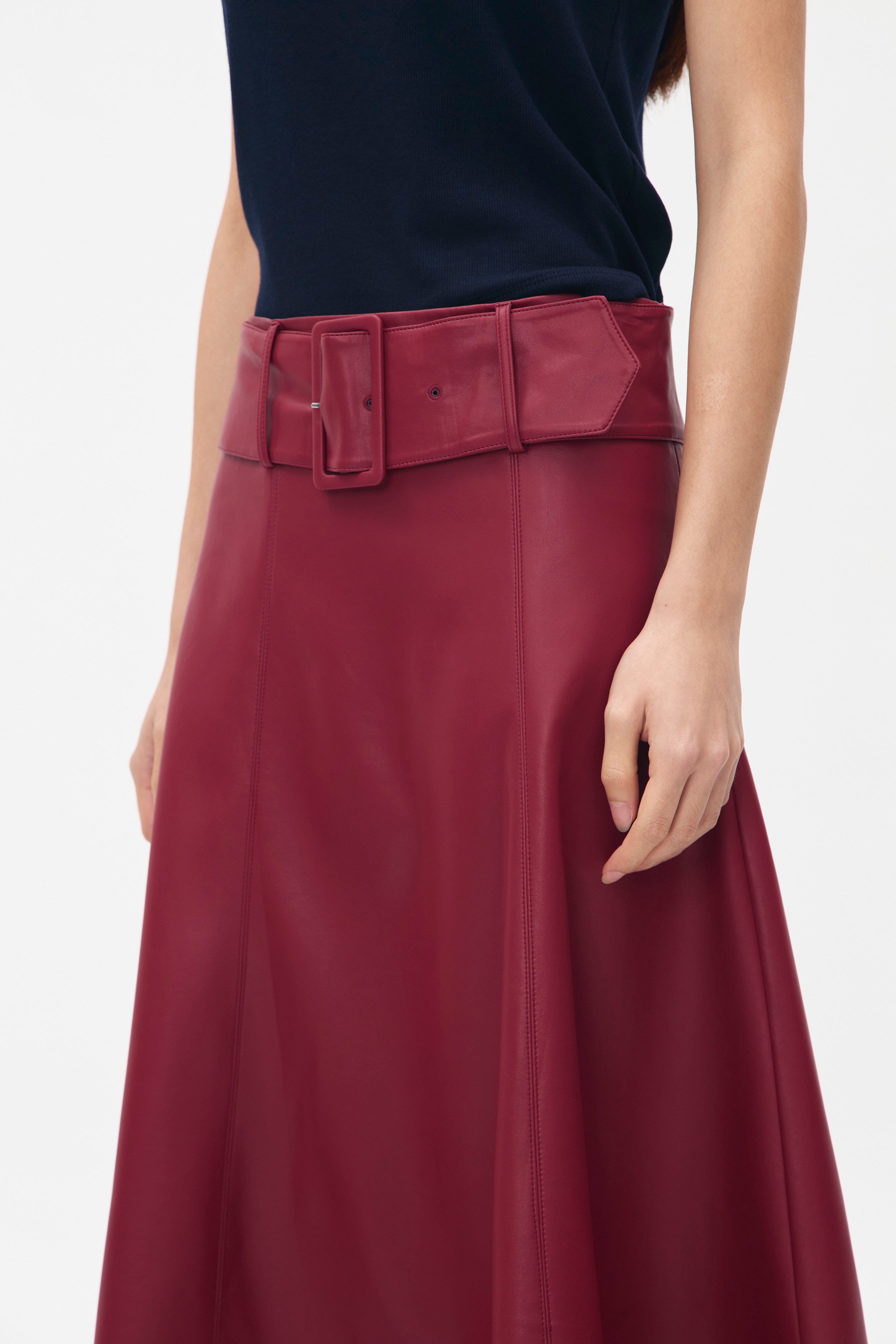 HORATIO SKIRT MAROON
