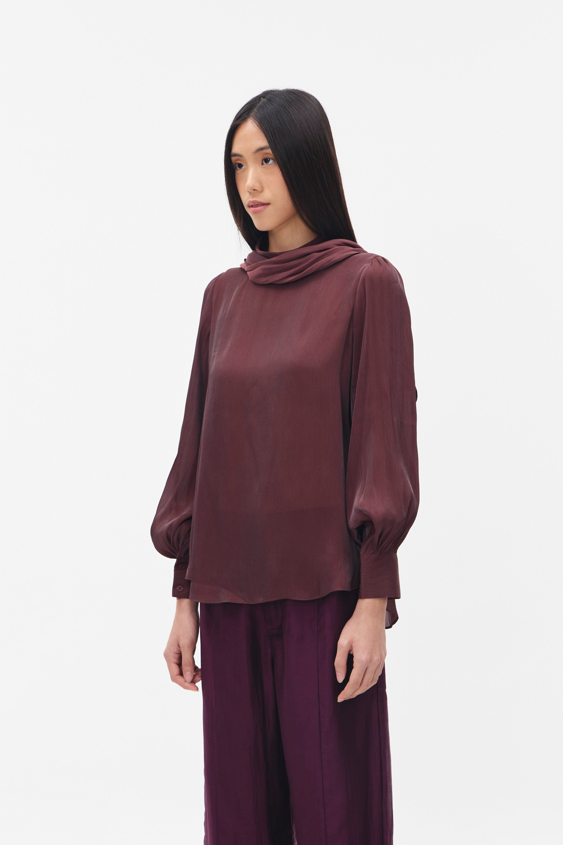 CLEMENTINE TOP MAROON