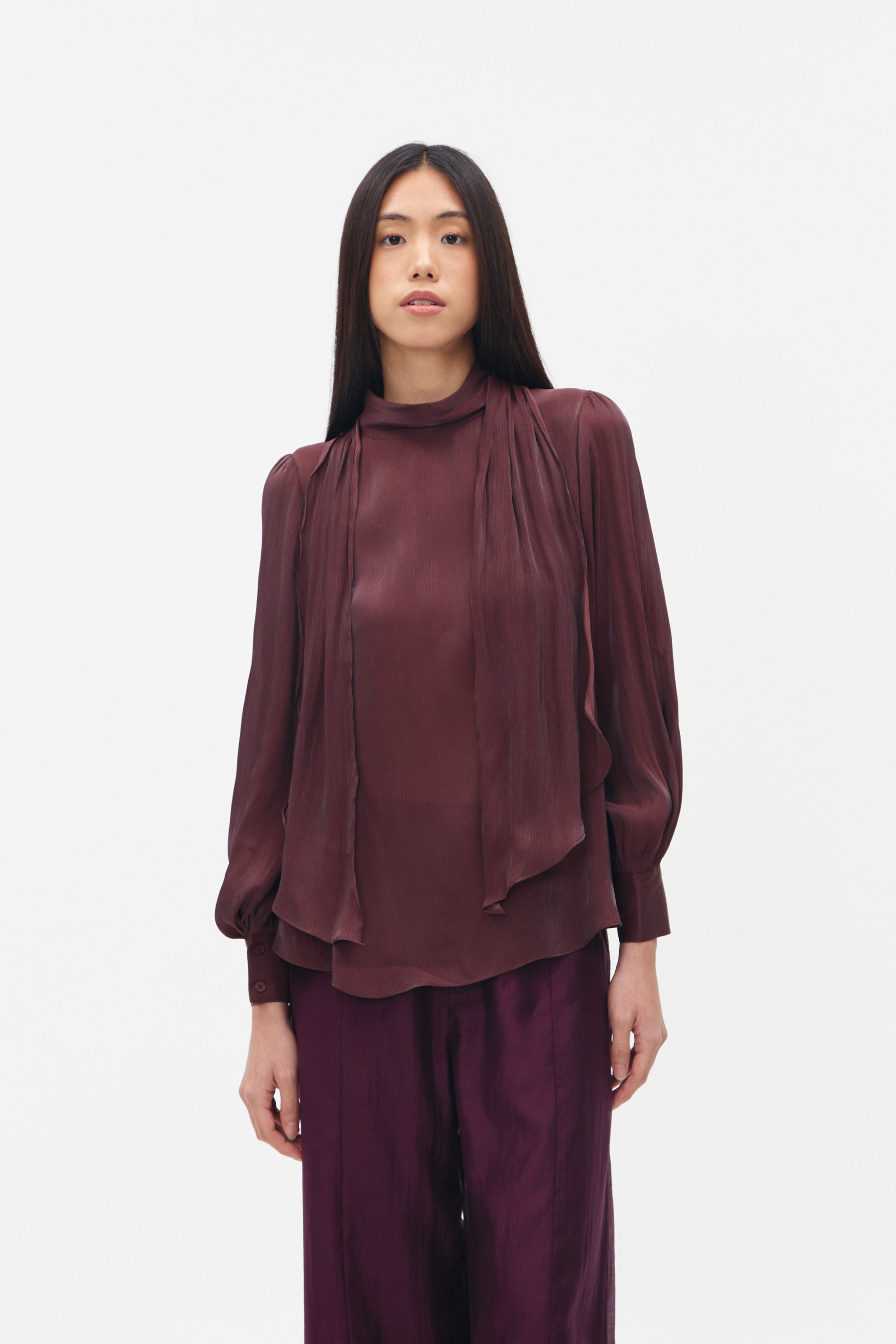 CLEMENTINE TOP MAROON