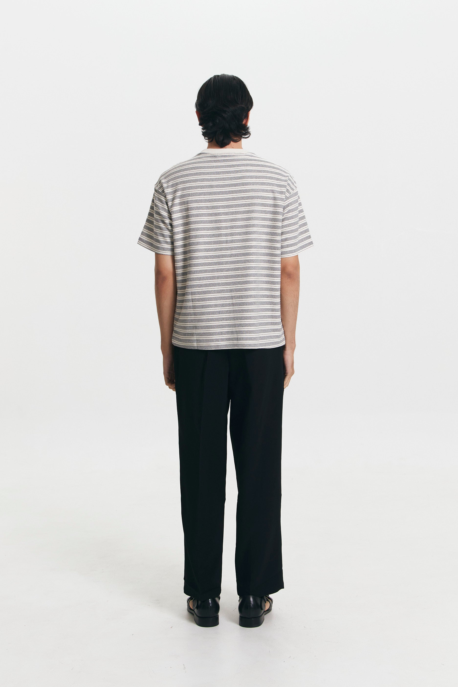 HIMEJI T-SHIRT GREY STRIPES