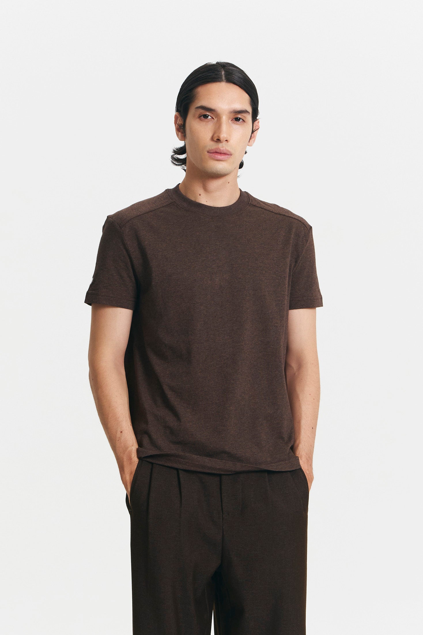 ROTA T-SHIRT BROWN
