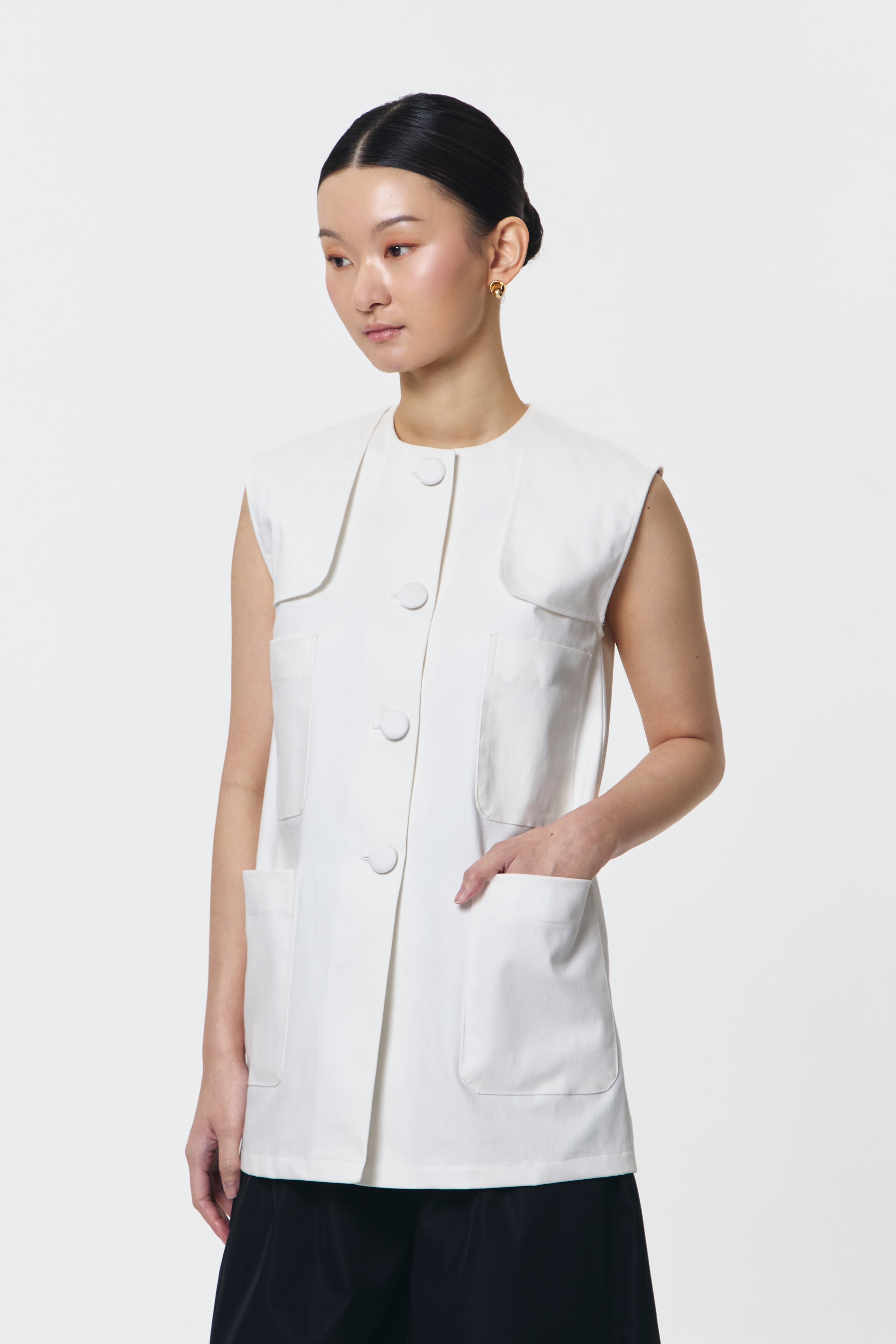 MILAN VEST WHITE