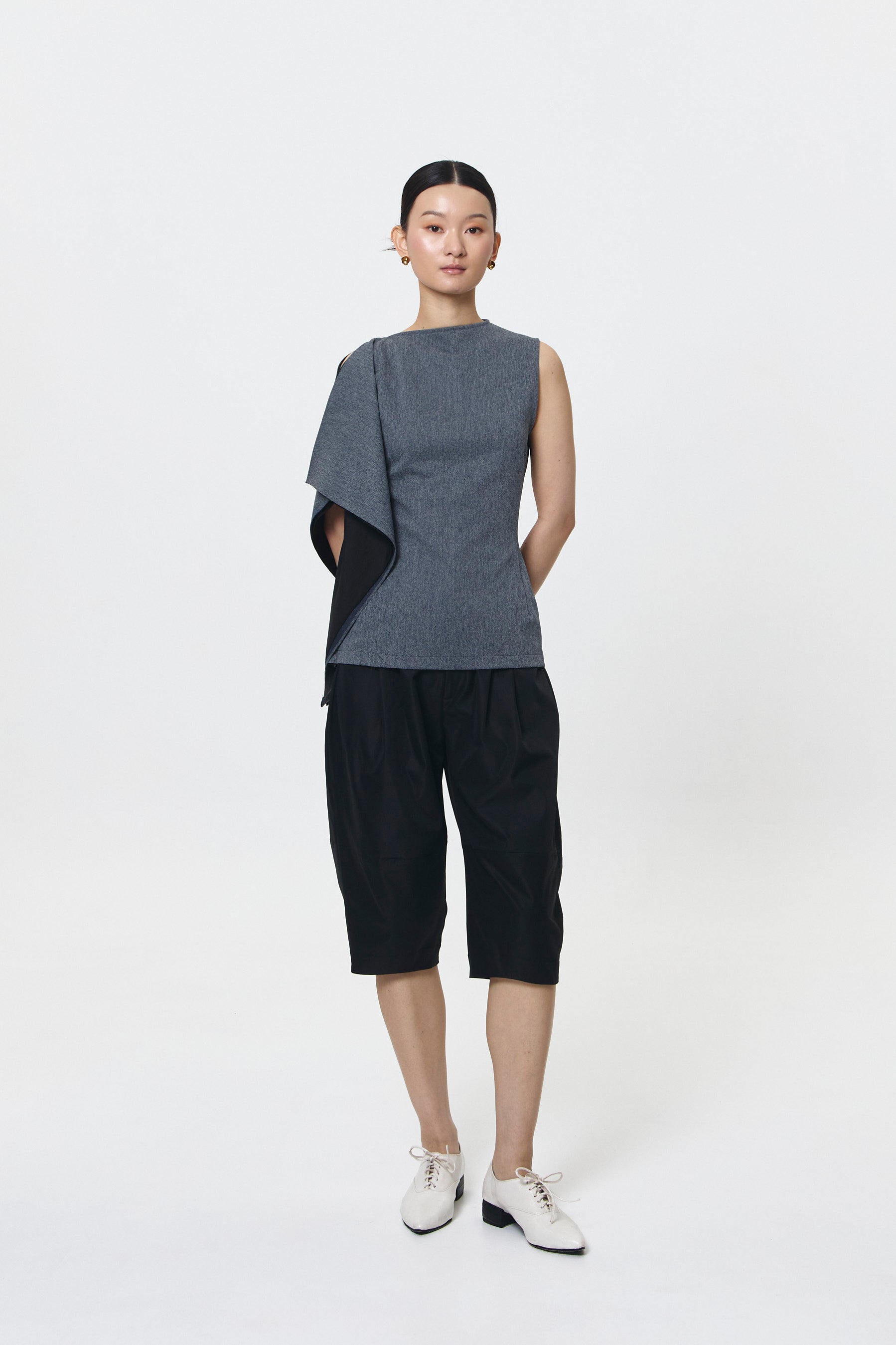 PRIESTLY TOP DENIM