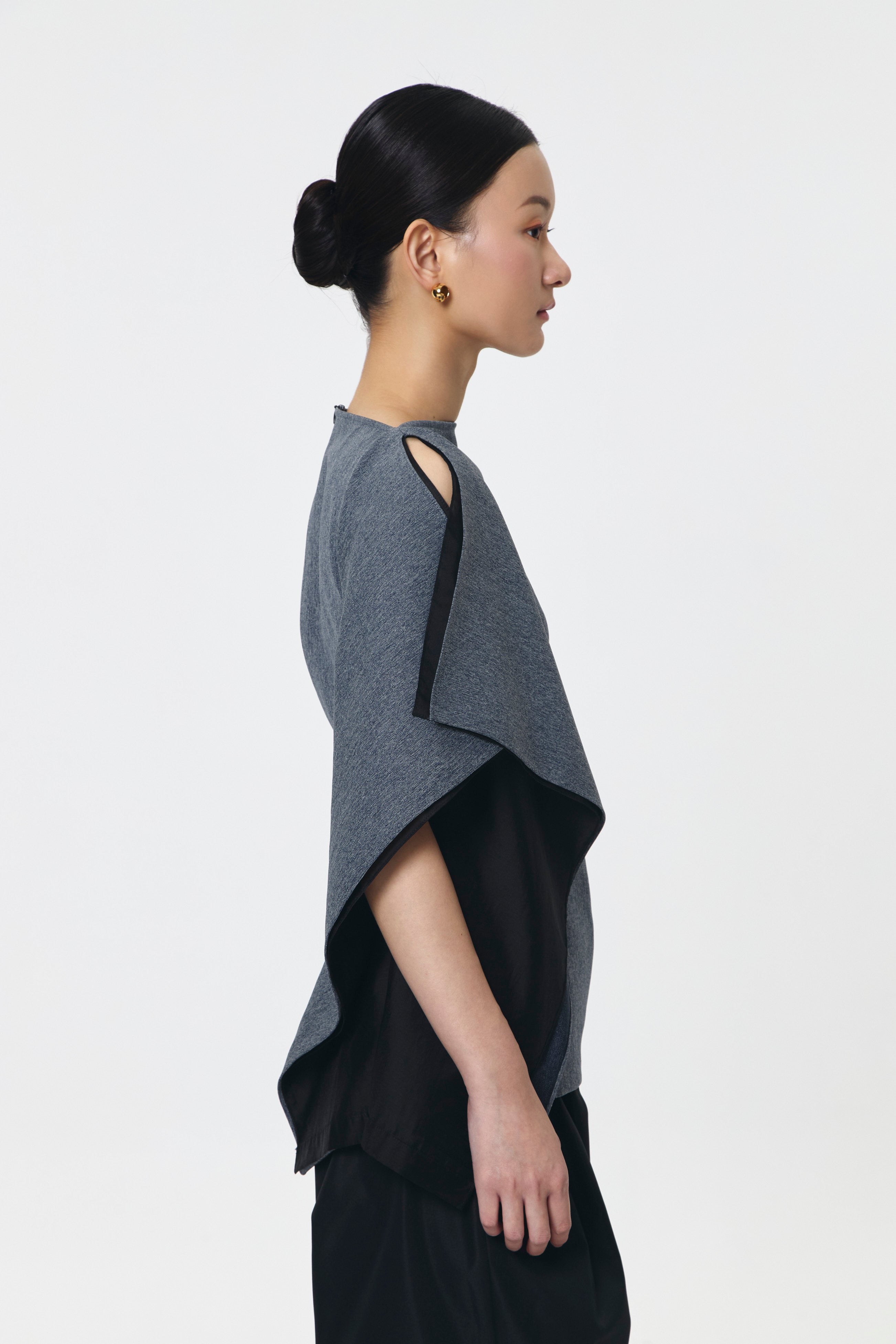 PRIESTLY TOP DENIM