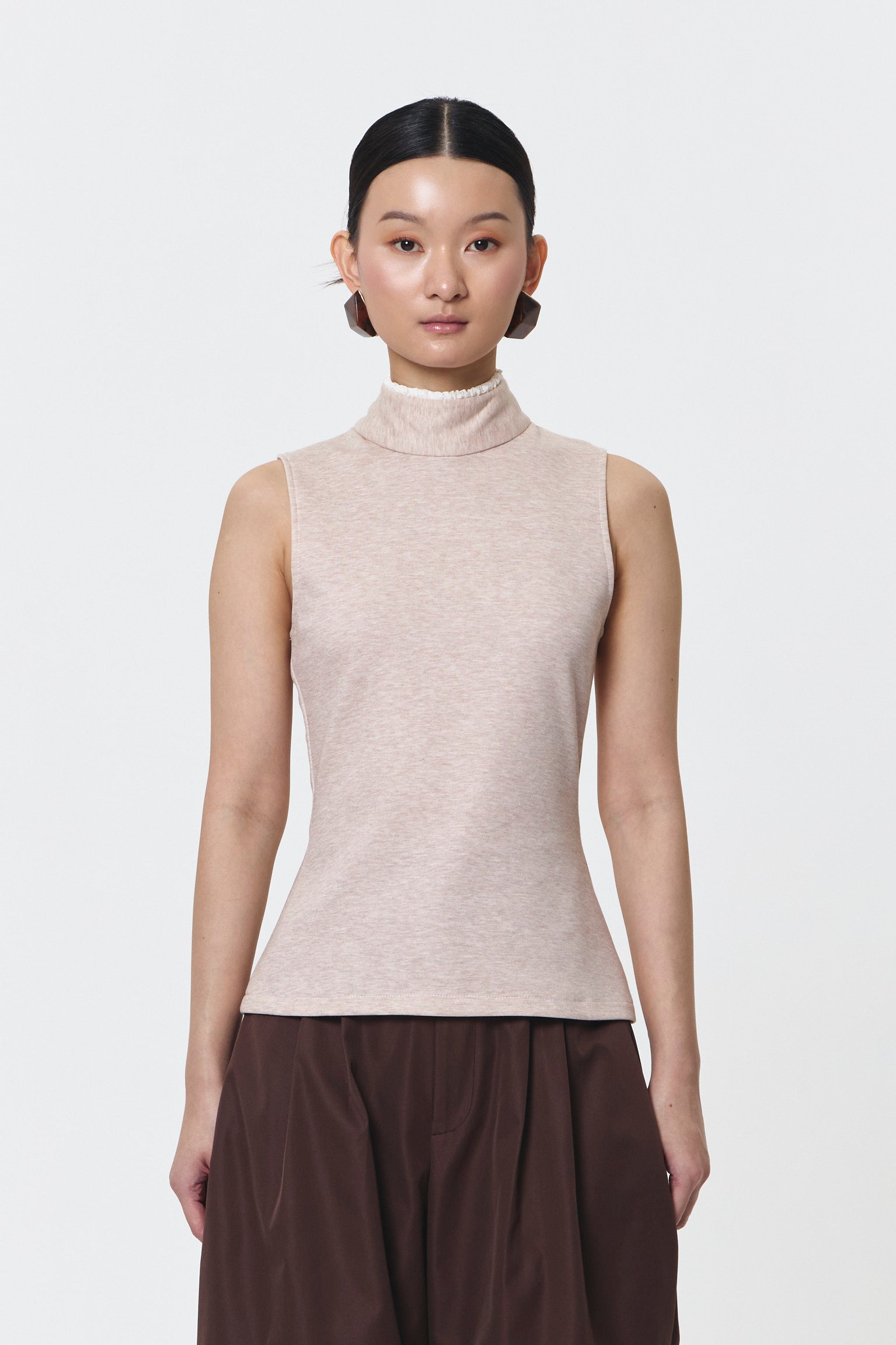 JACQUELINE TOP BEIGE