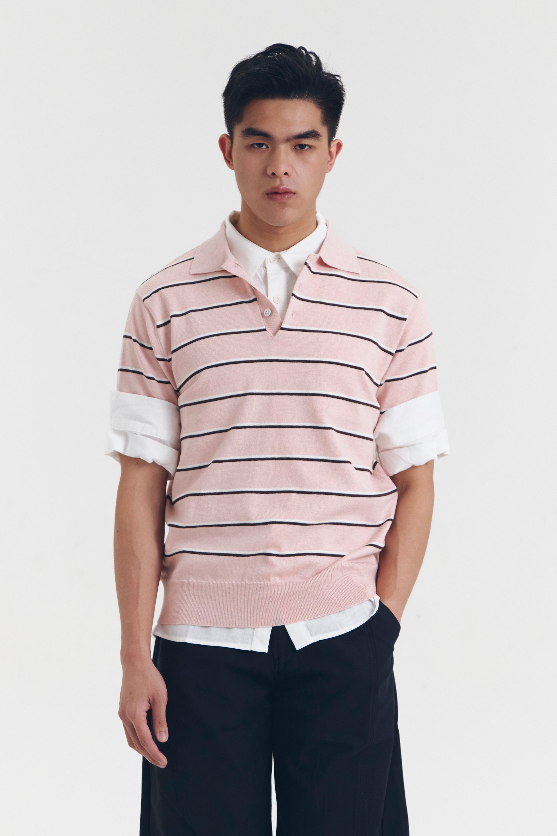 FIJI POLO MERAH MUDA