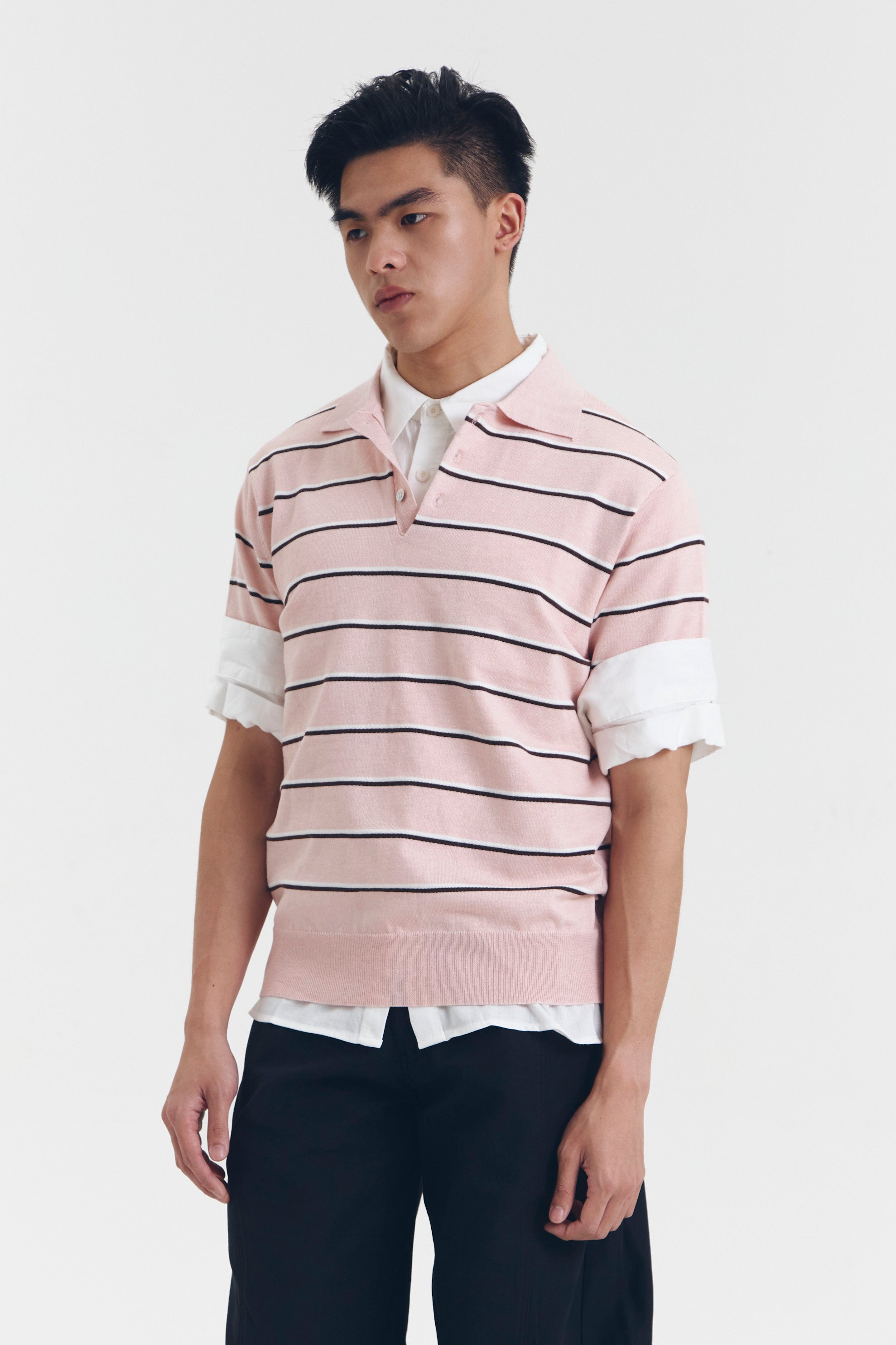 FIJI POLO MERAH MUDA