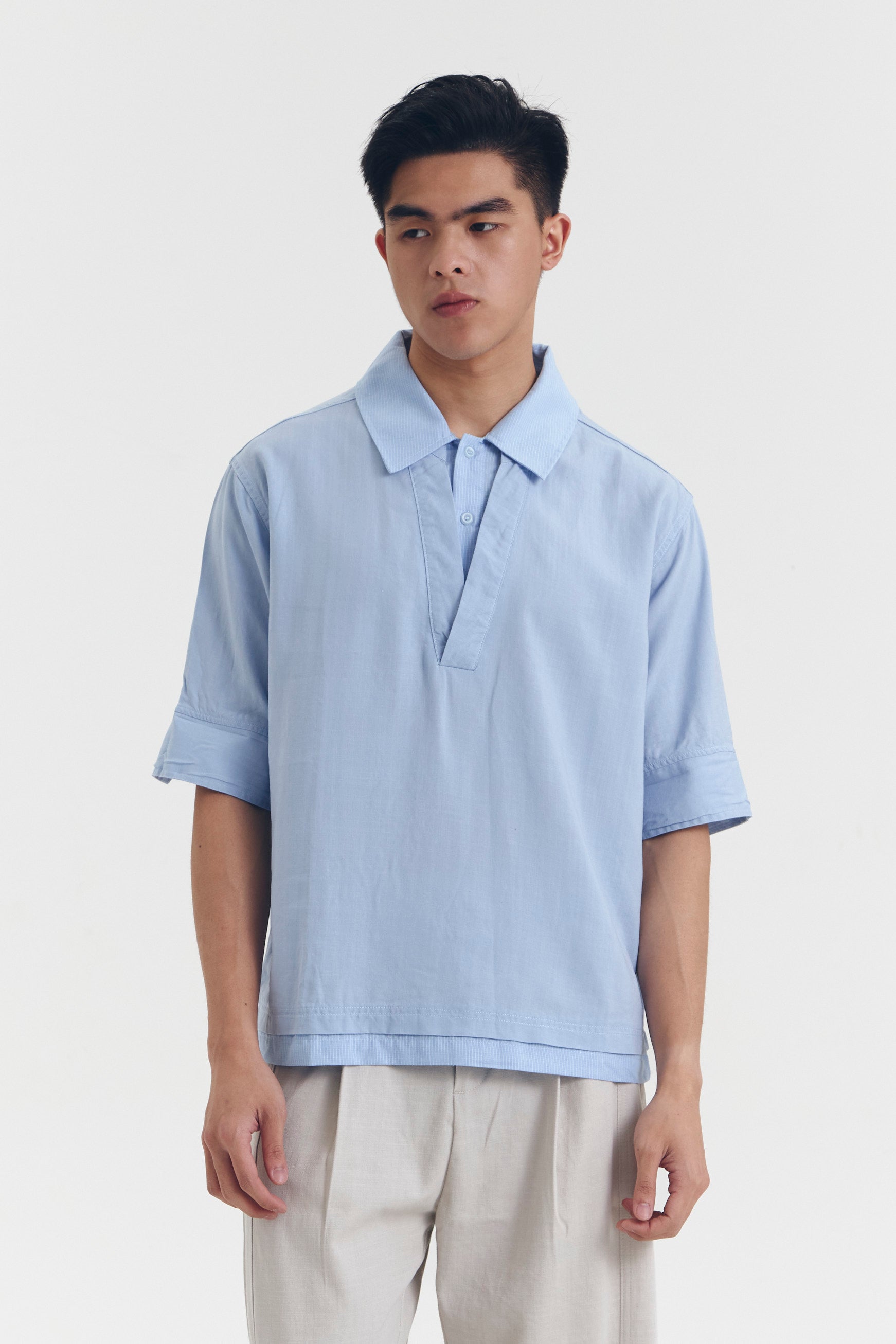 ANGOLA TOP BLUE