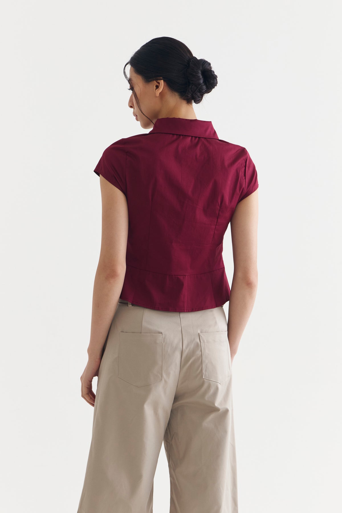 ECLAT TOP MAROON