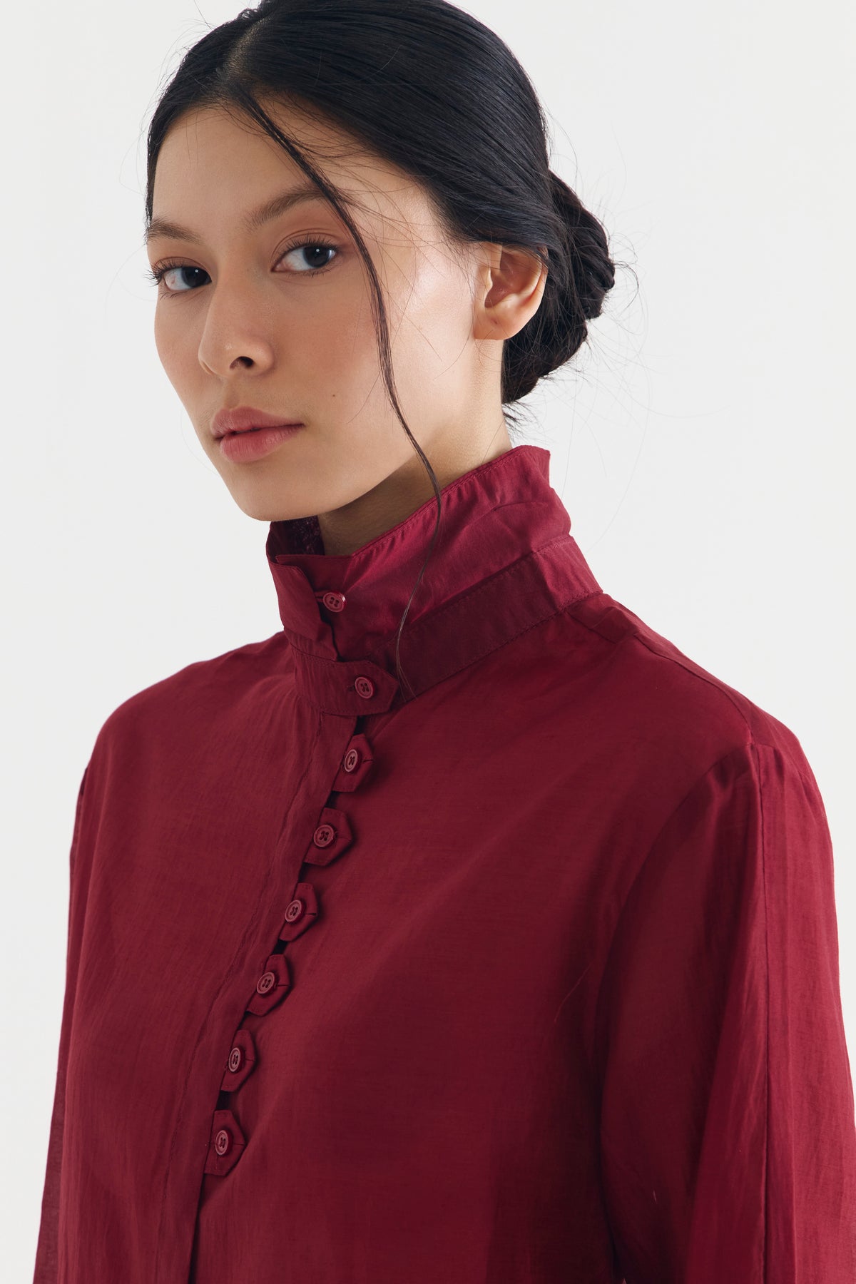 CHERIE SHIRT MAROON
