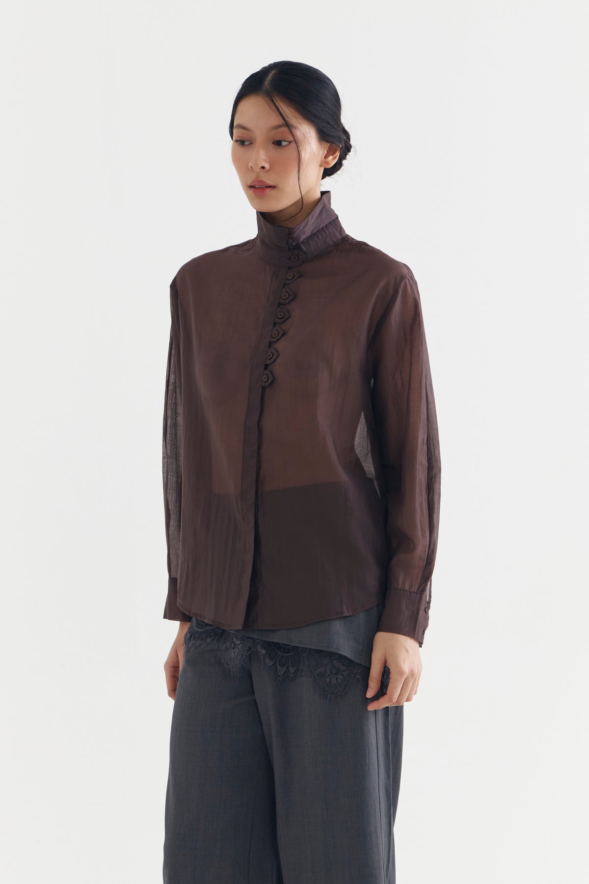 CHERIE SHIRT BROWN