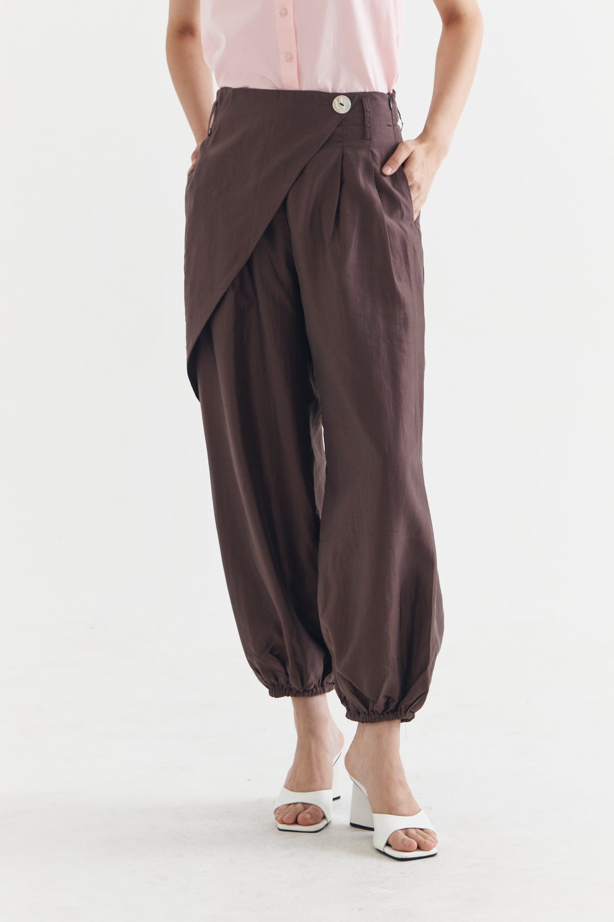 LOONA PANTS BROWN