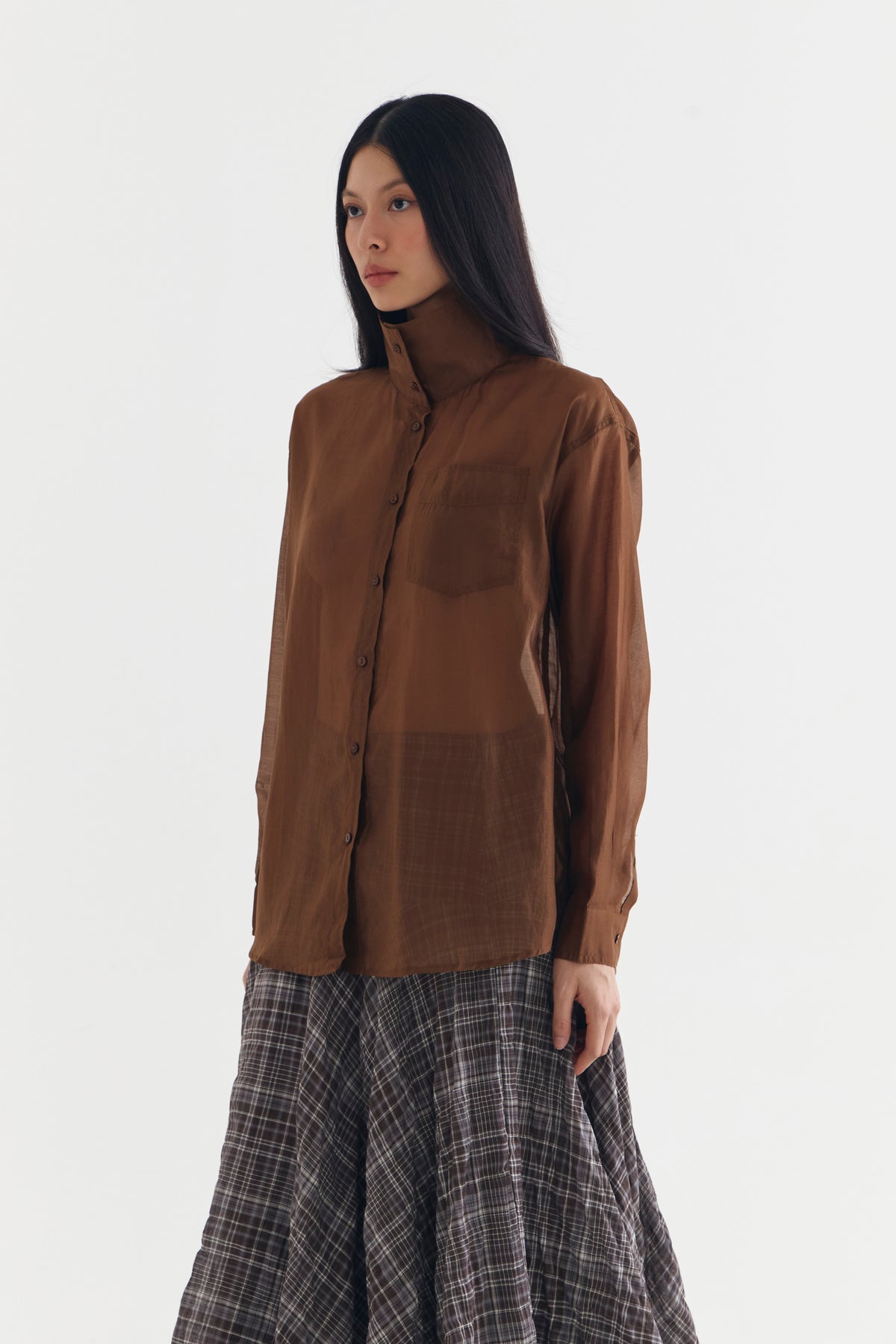 SOLEIL SKIRT BROWN