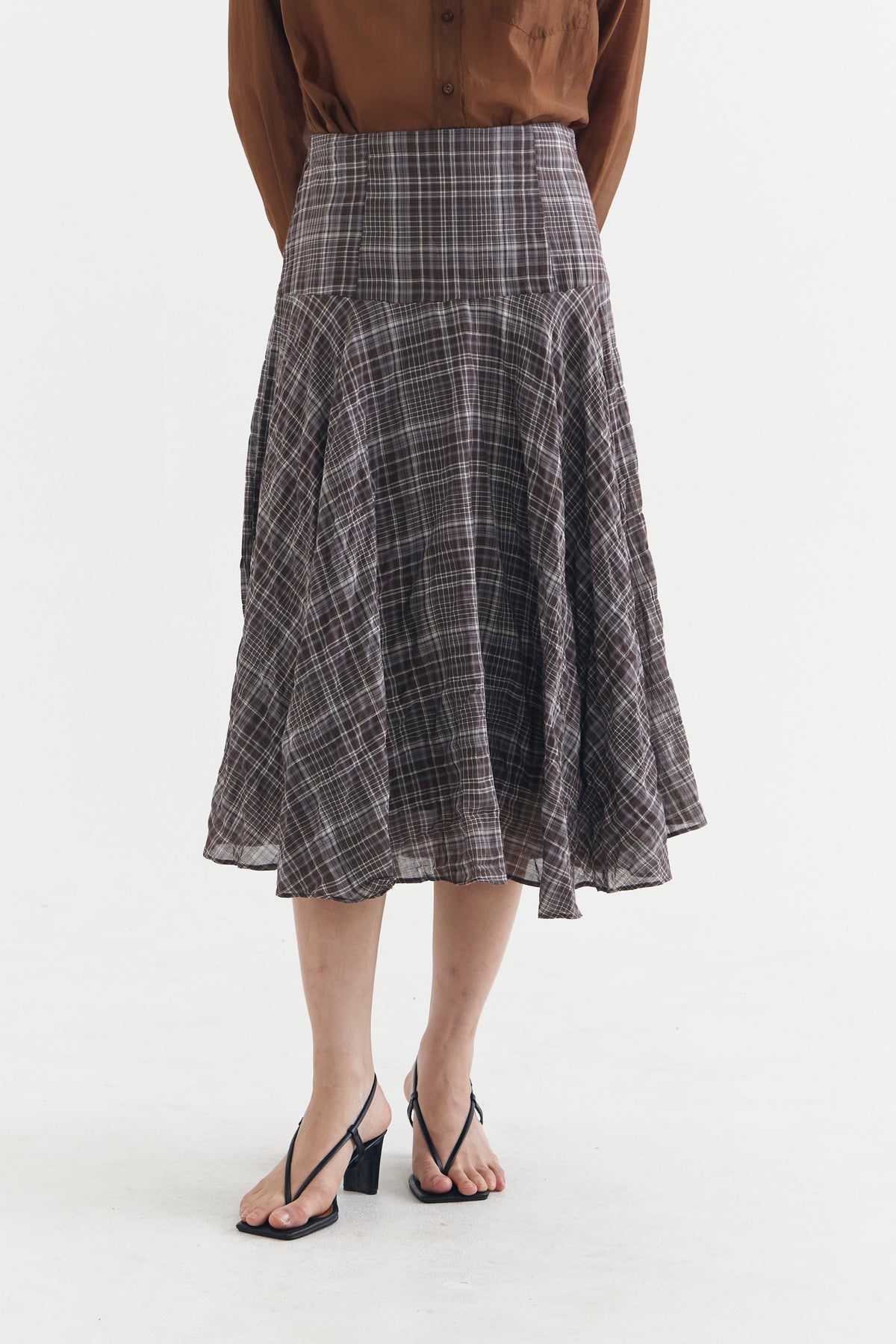 SOLEIL SKIRT BROWN