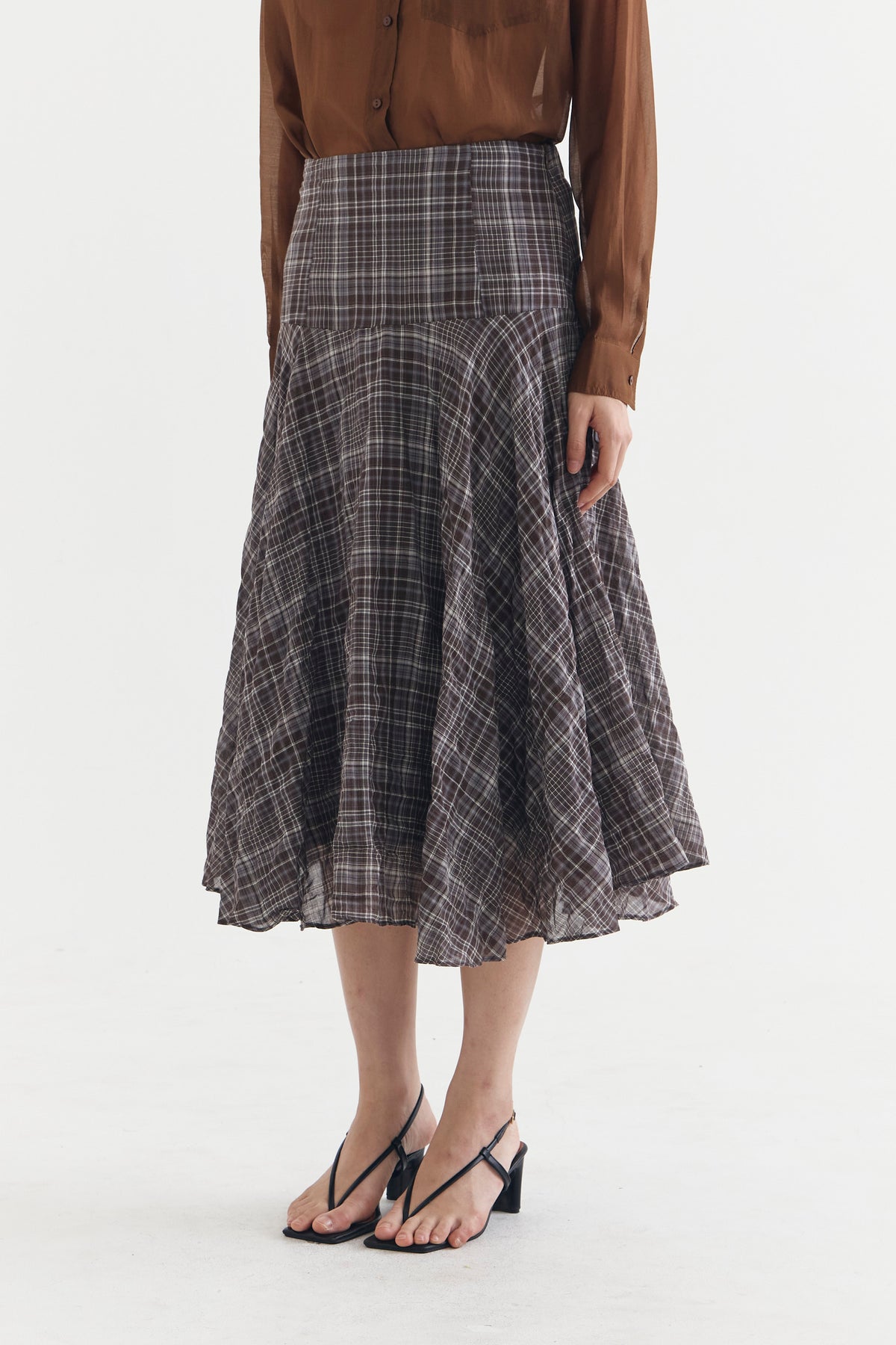 SOLEIL SKIRT BROWN