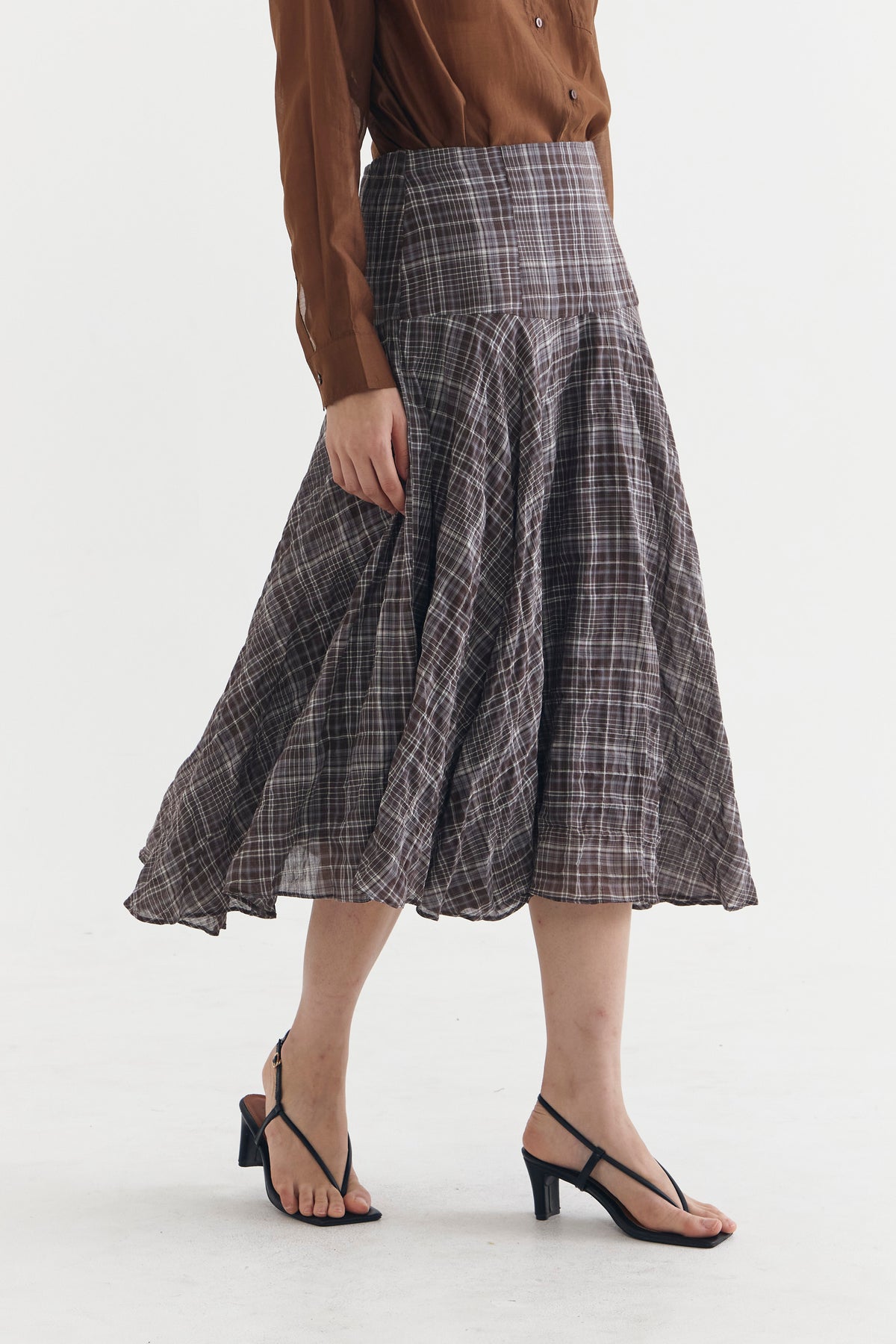 SOLEIL SKIRT BROWN