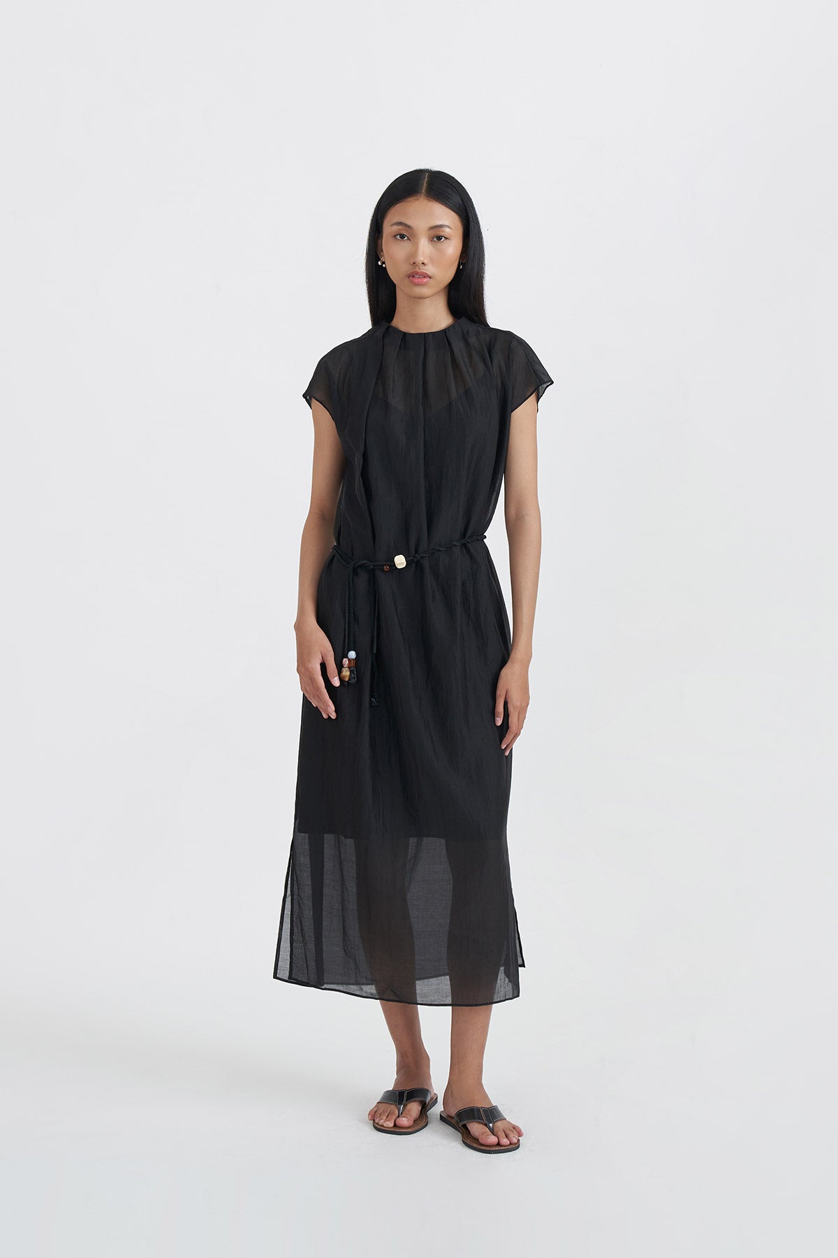 ECHOES DRESS BLACK