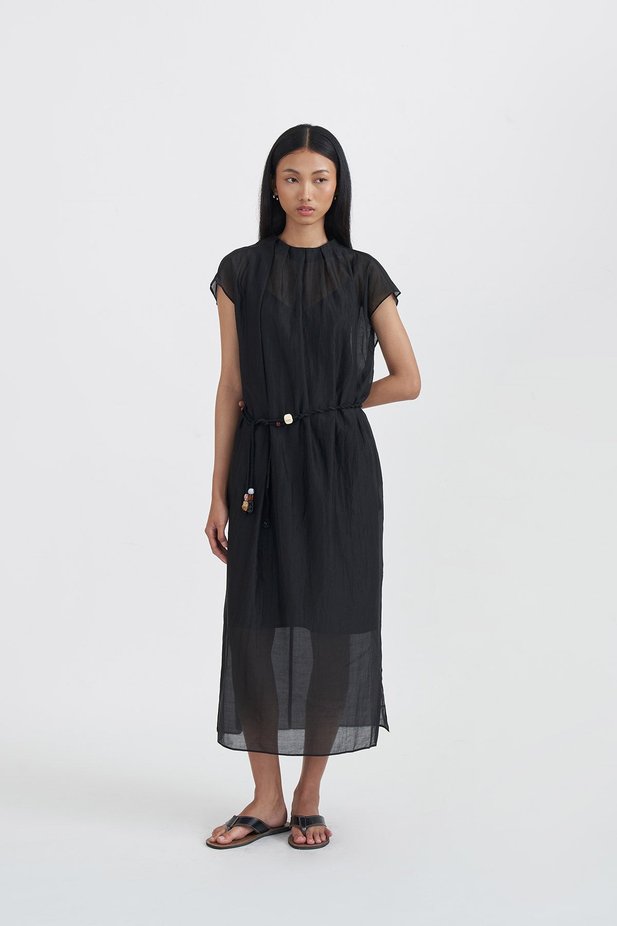 ECHOES DRESS BLACK