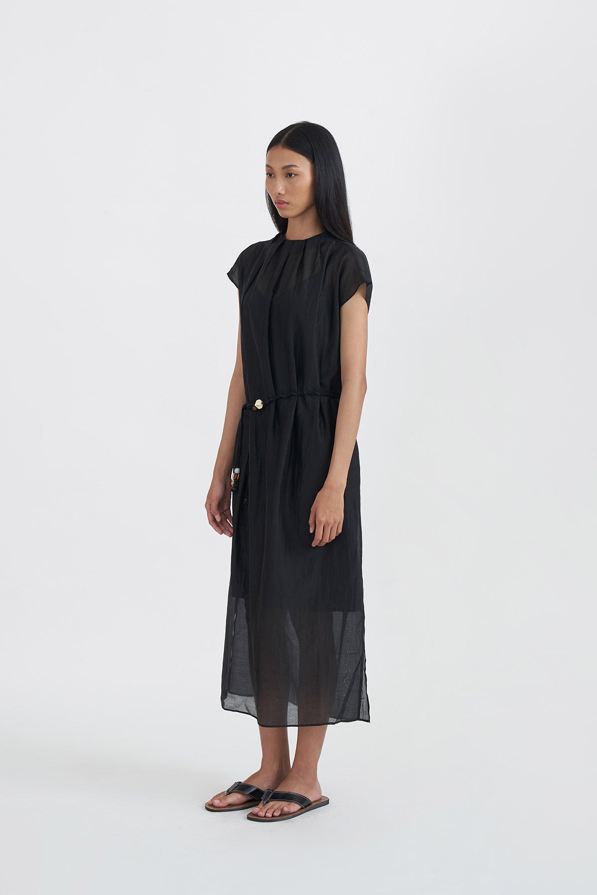ECHOES DRESS BLACK