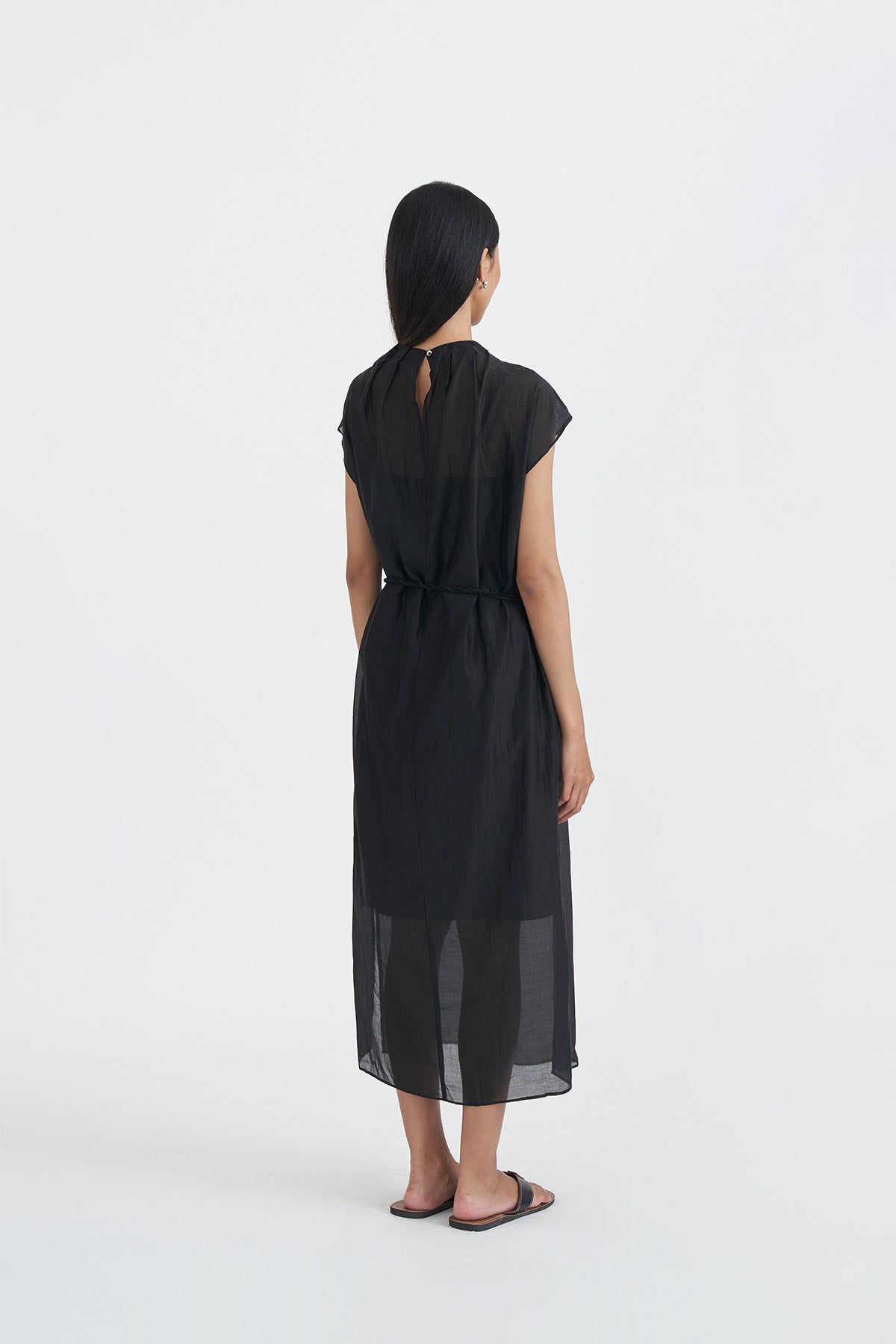 ECHOES DRESS BLACK