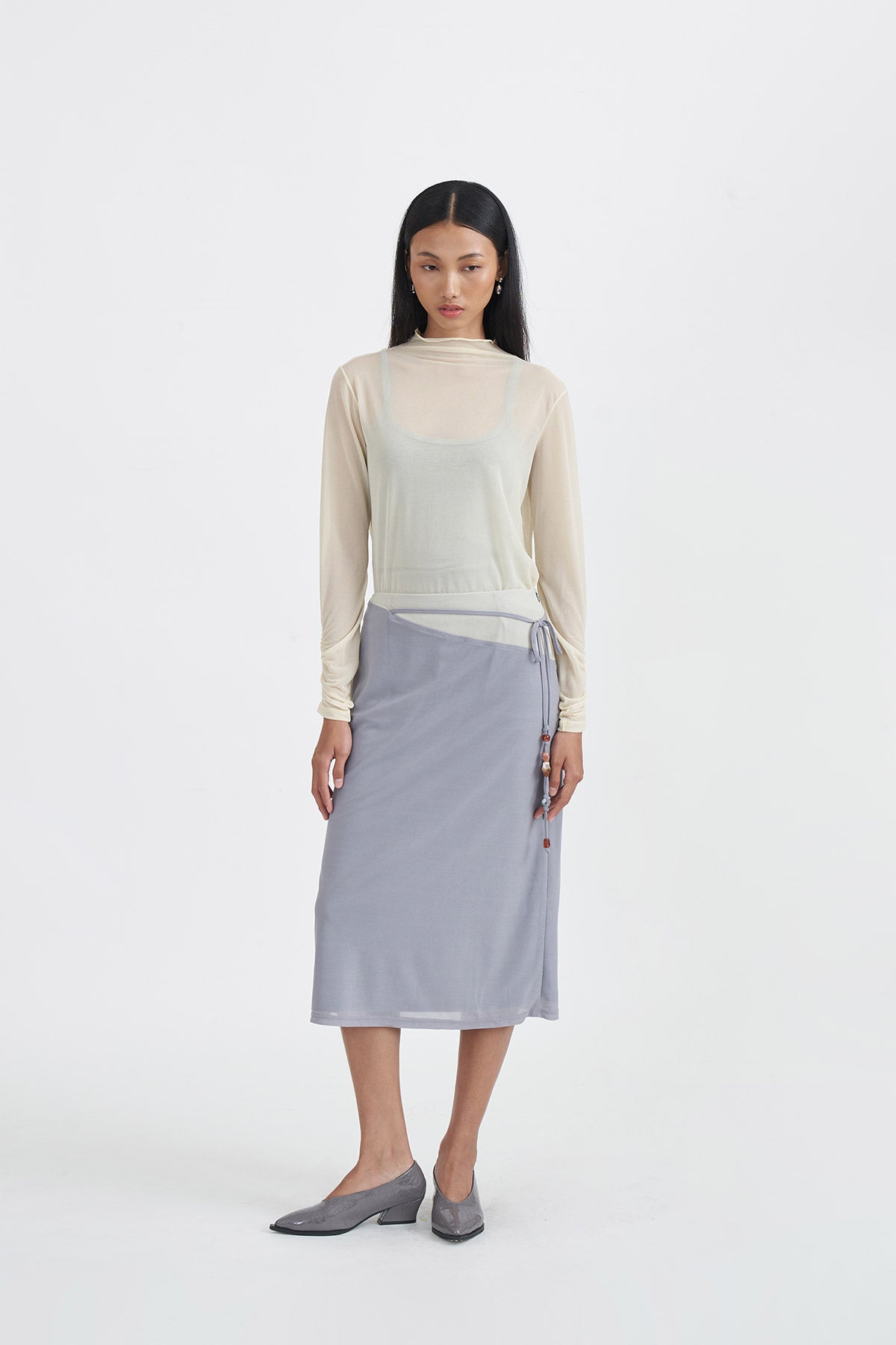 HIRAETH SKIRT GREY
