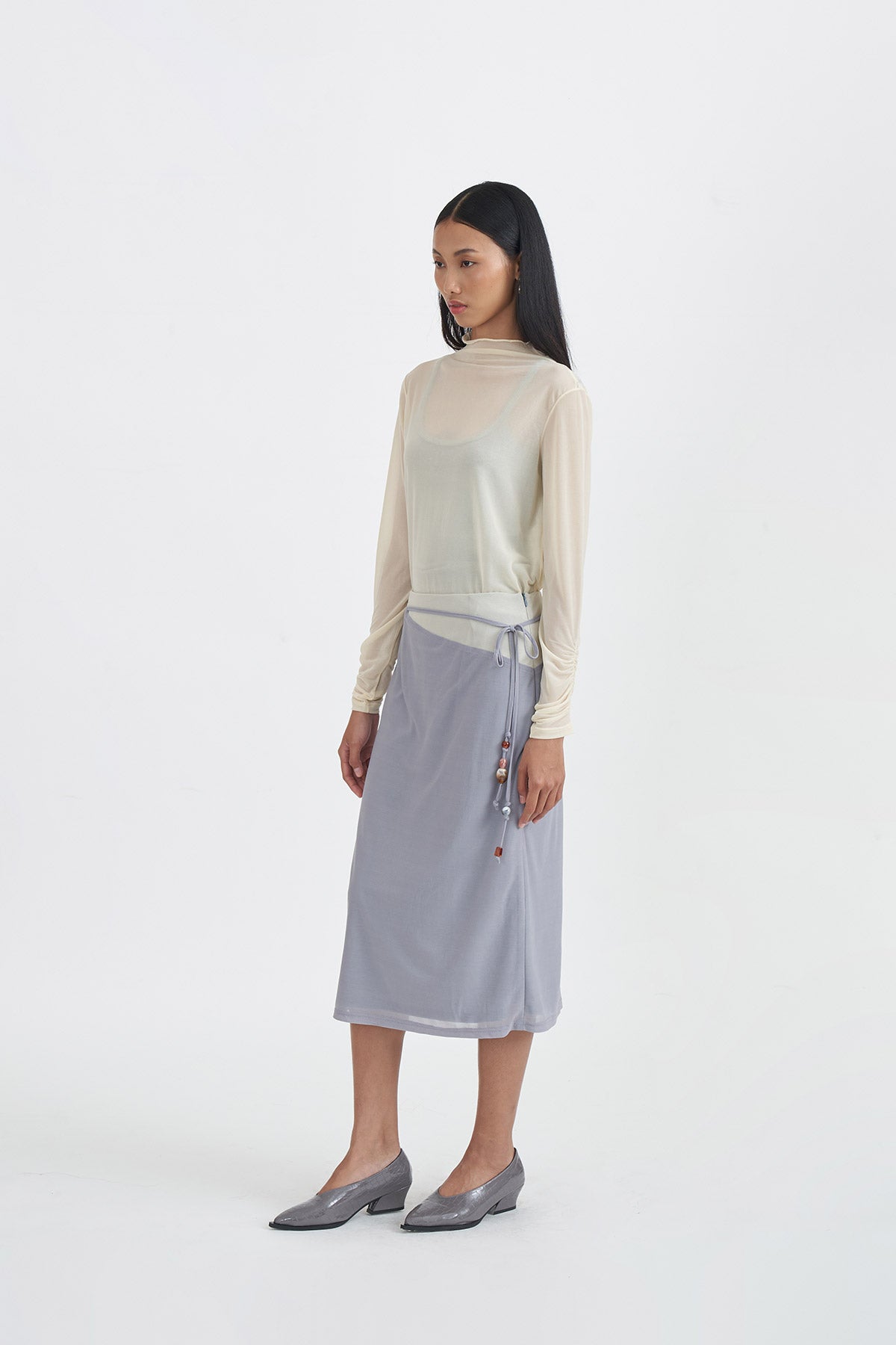 HIRAETH SKIRT GREY