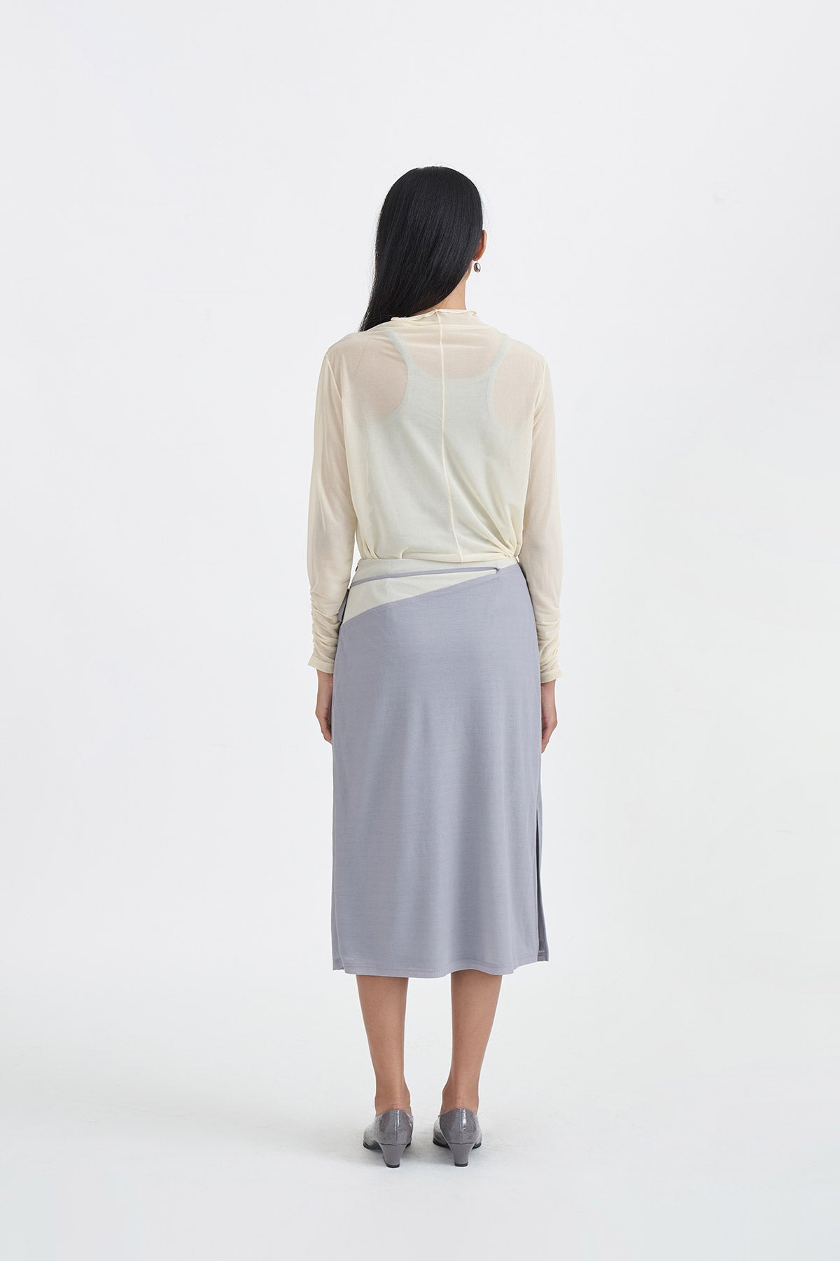 HIRAETH SKIRT GREY