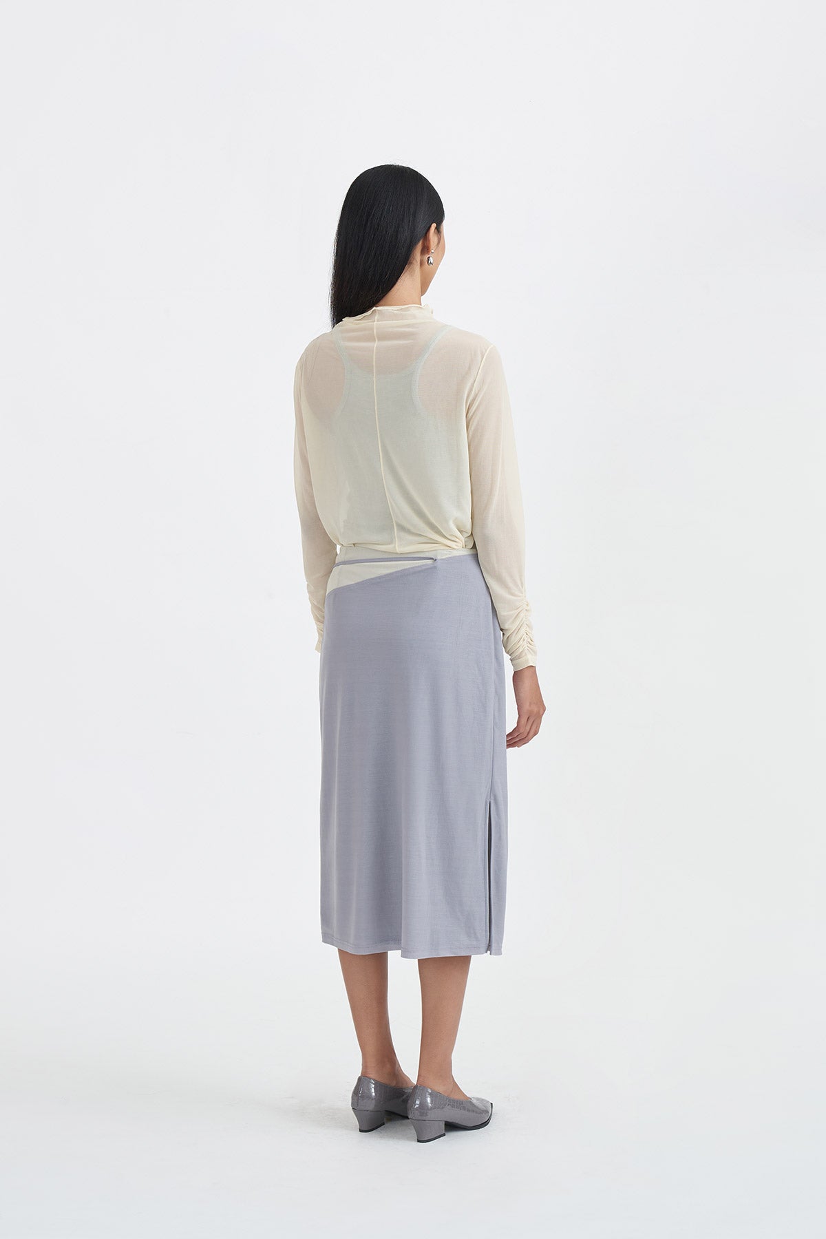 HIRAETH SKIRT GREY