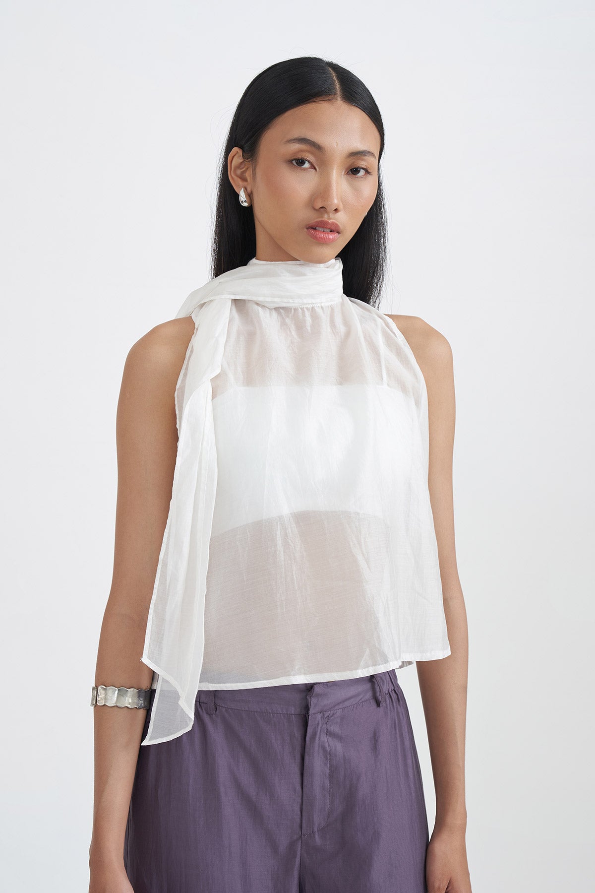 REVERIE TOP BROKEN WHITE