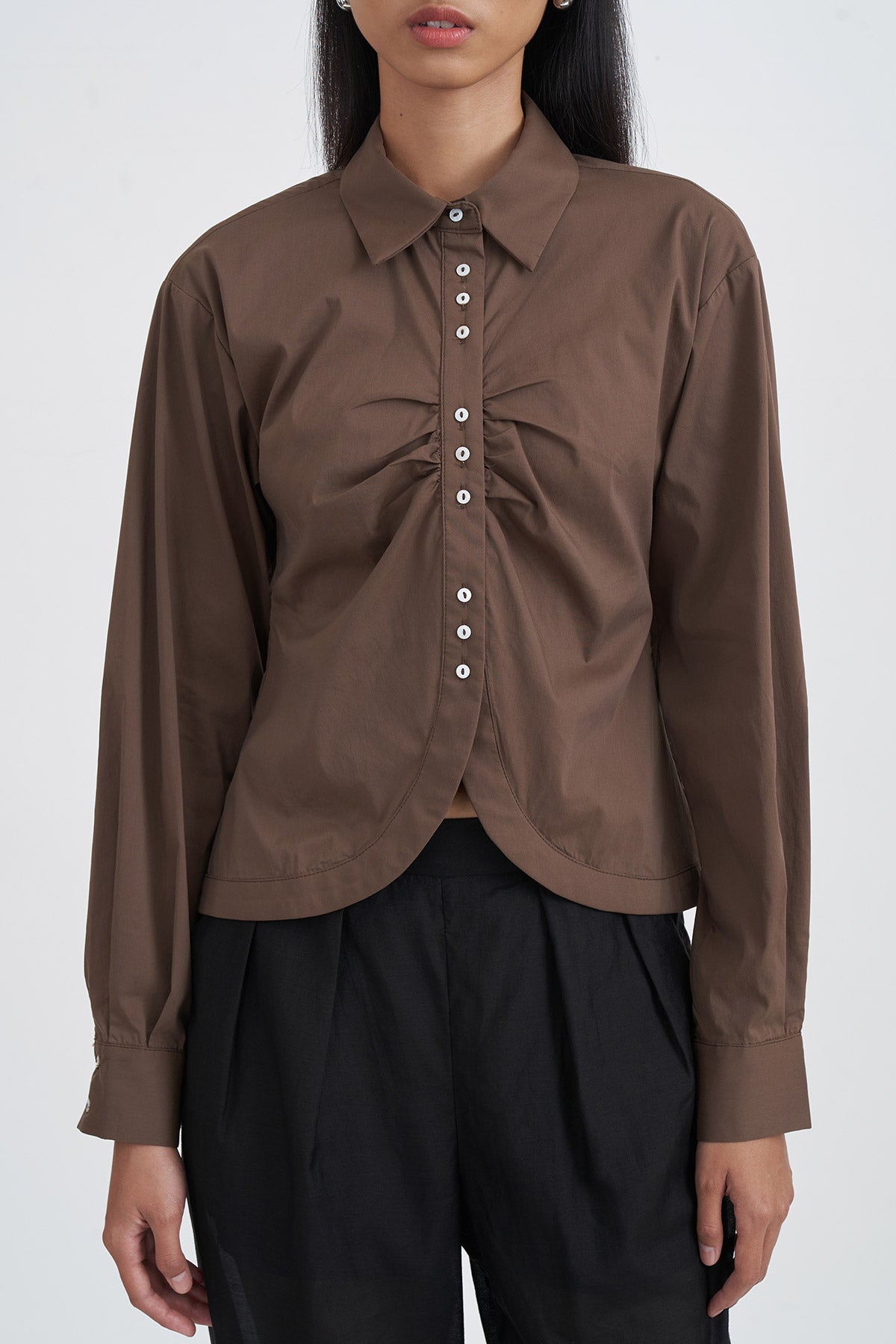 ARCADIA SHIRT BROWN