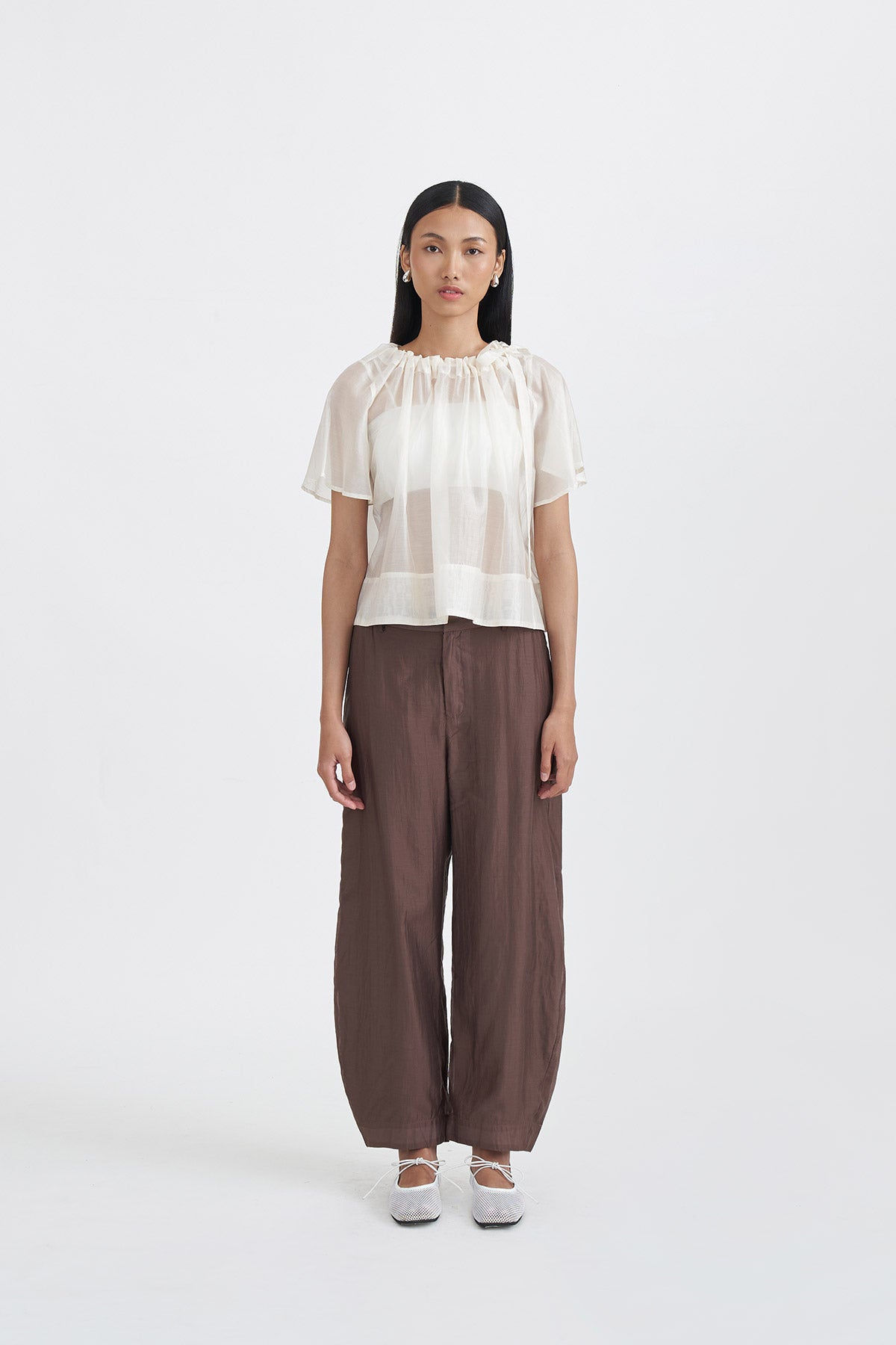 HEIRLOOM TOP BROKEN WHITE