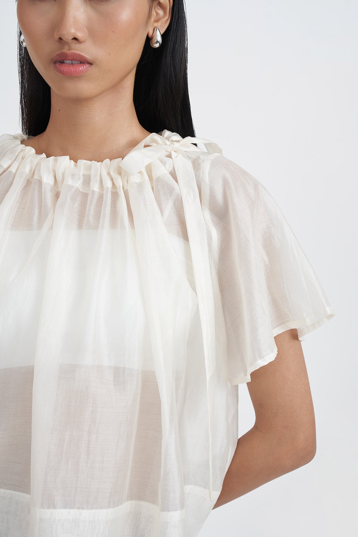 HEIRLOOM TOP BROKEN WHITE