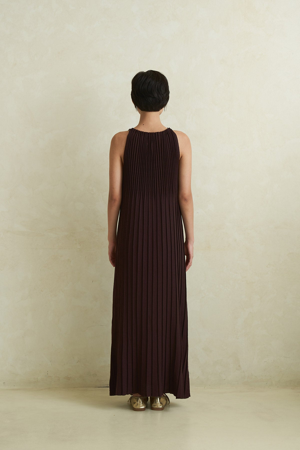 SERENE DRESS BROWN