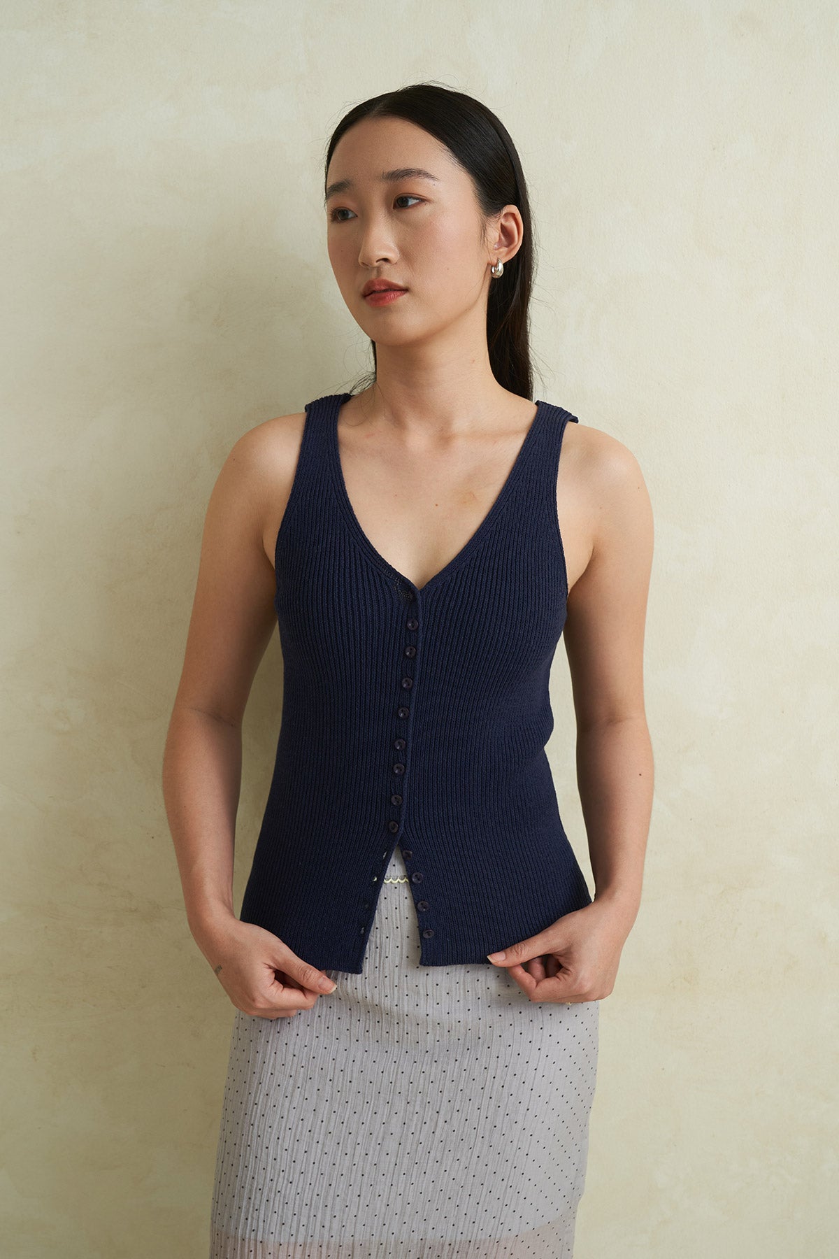 MOONLIT TANK NAVY