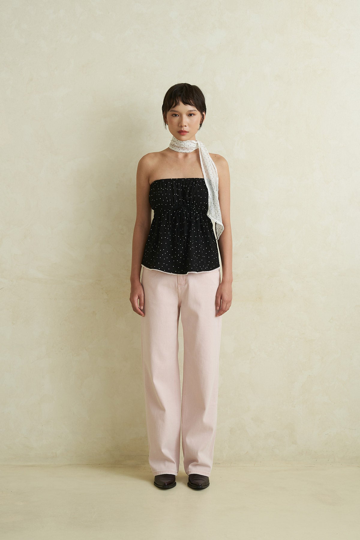 FIZZ TUBE TOP BLACK