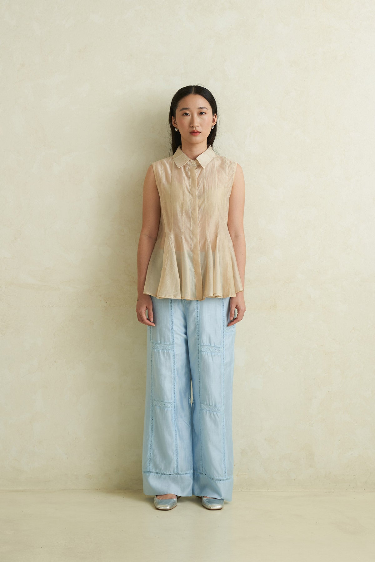 LUCENT TOP BEIGE
