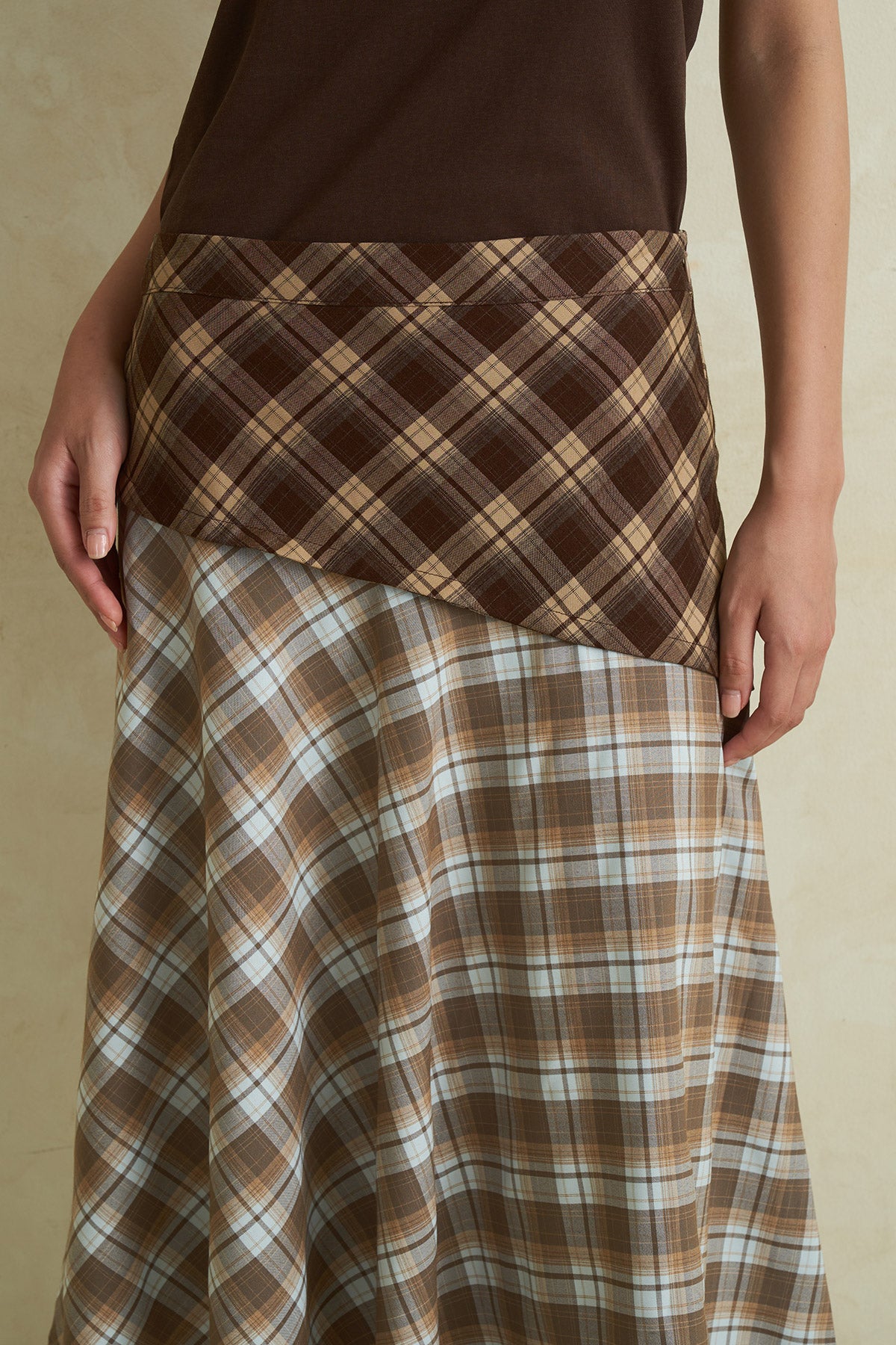 SPRITZ SKIRT BROWN