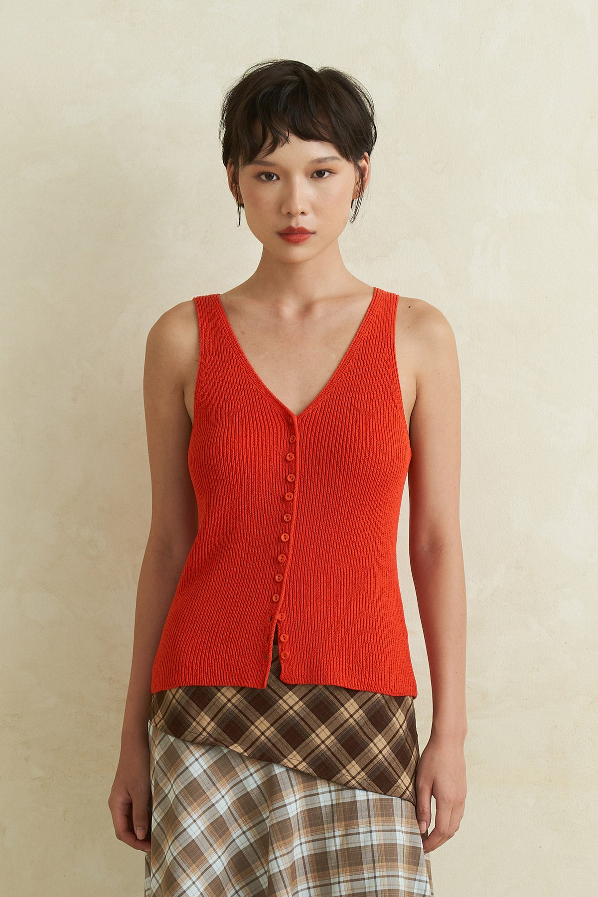 MOONLIT TANK RED
