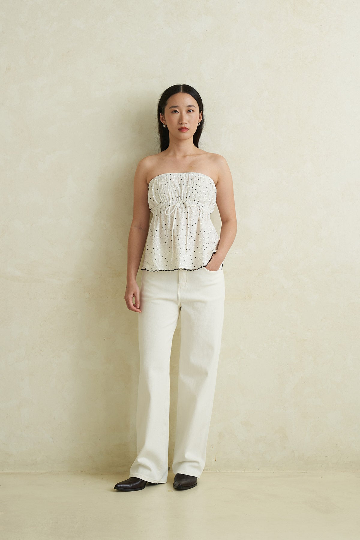 FIZZ TUBE TOP WHITE