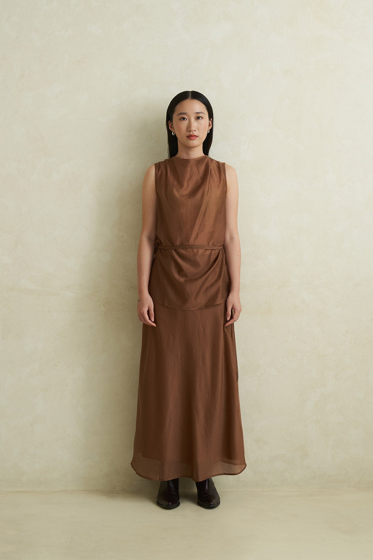 MIDSUMMER TOP BROWN