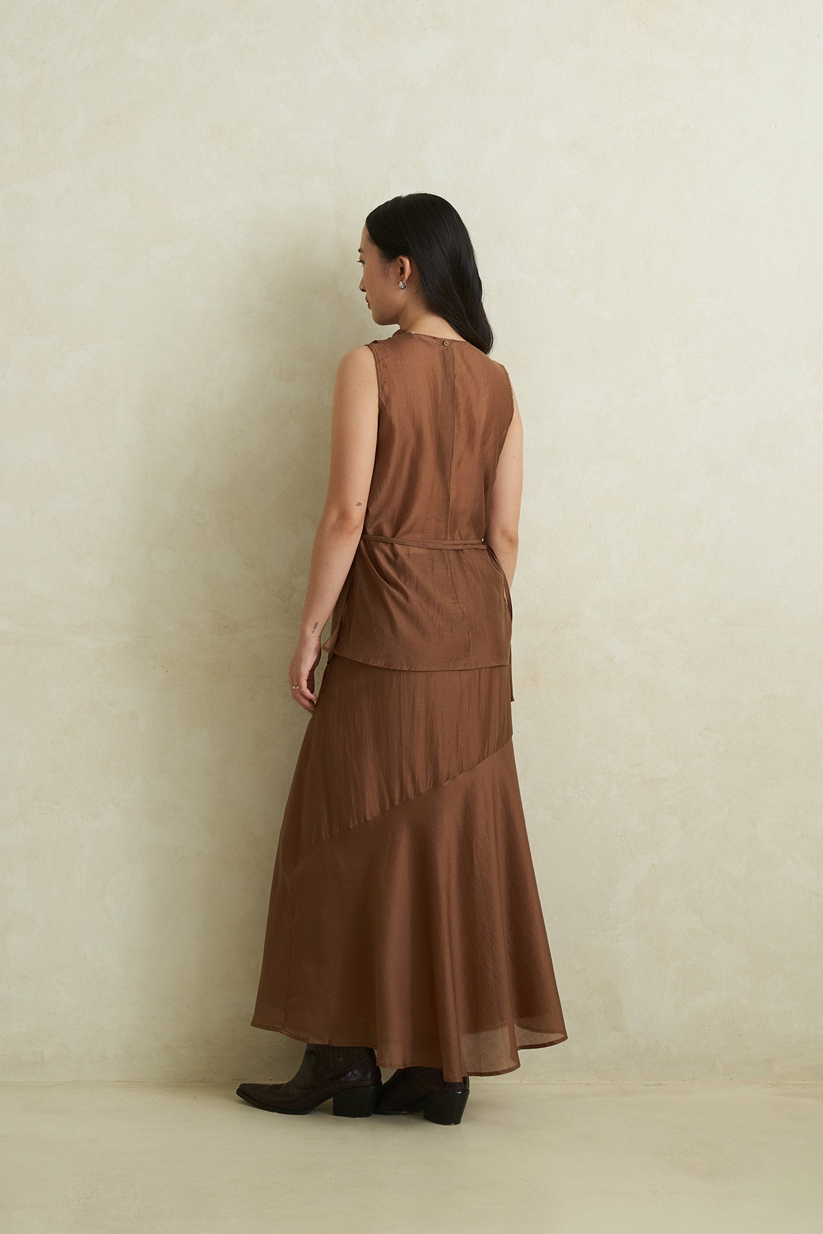 MIDSUMMER TOP BROWN