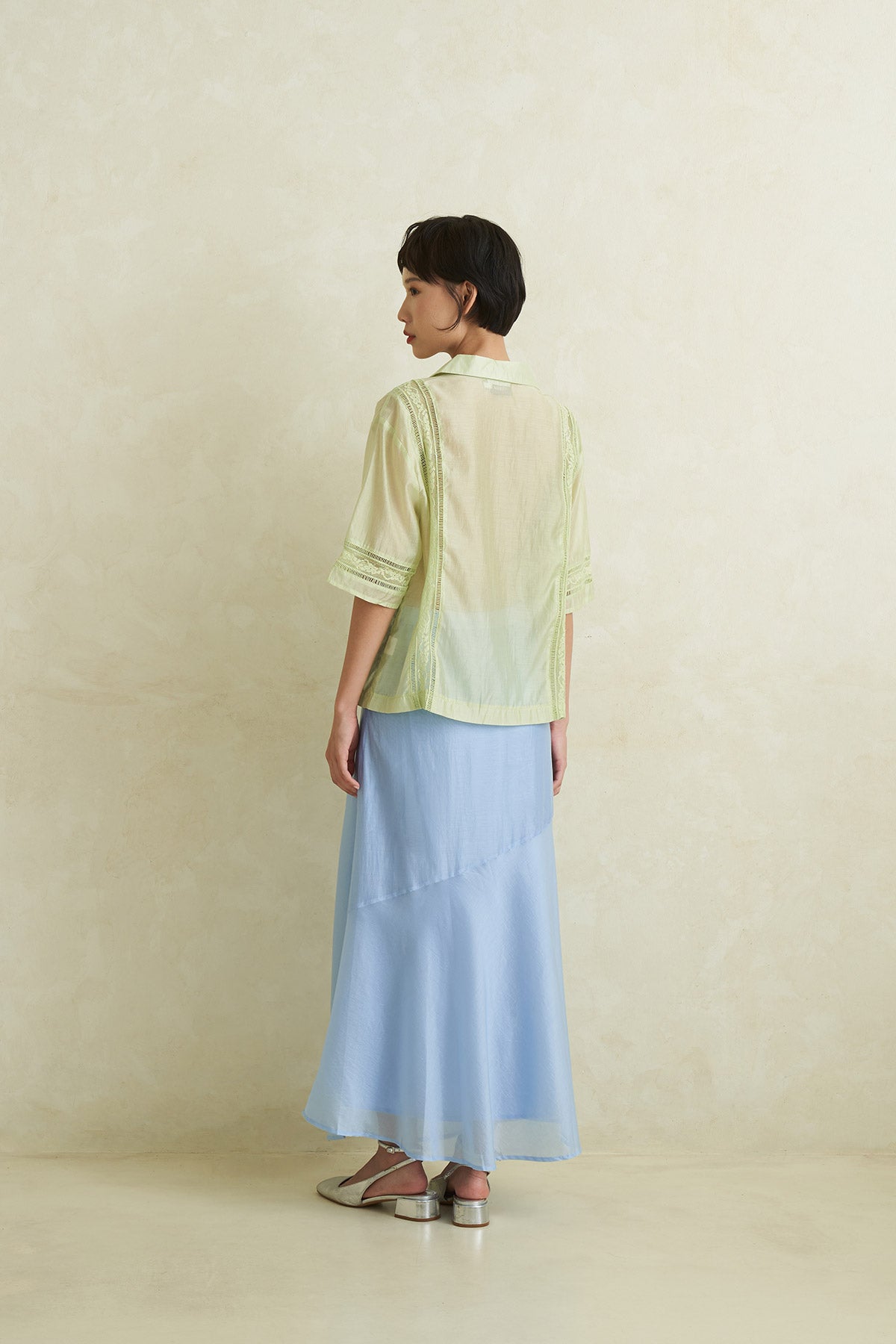 GLISTEN TOP GREEN