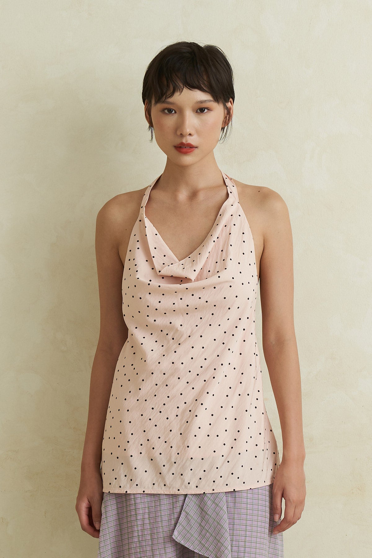 BLISS HALTER TOP PINK