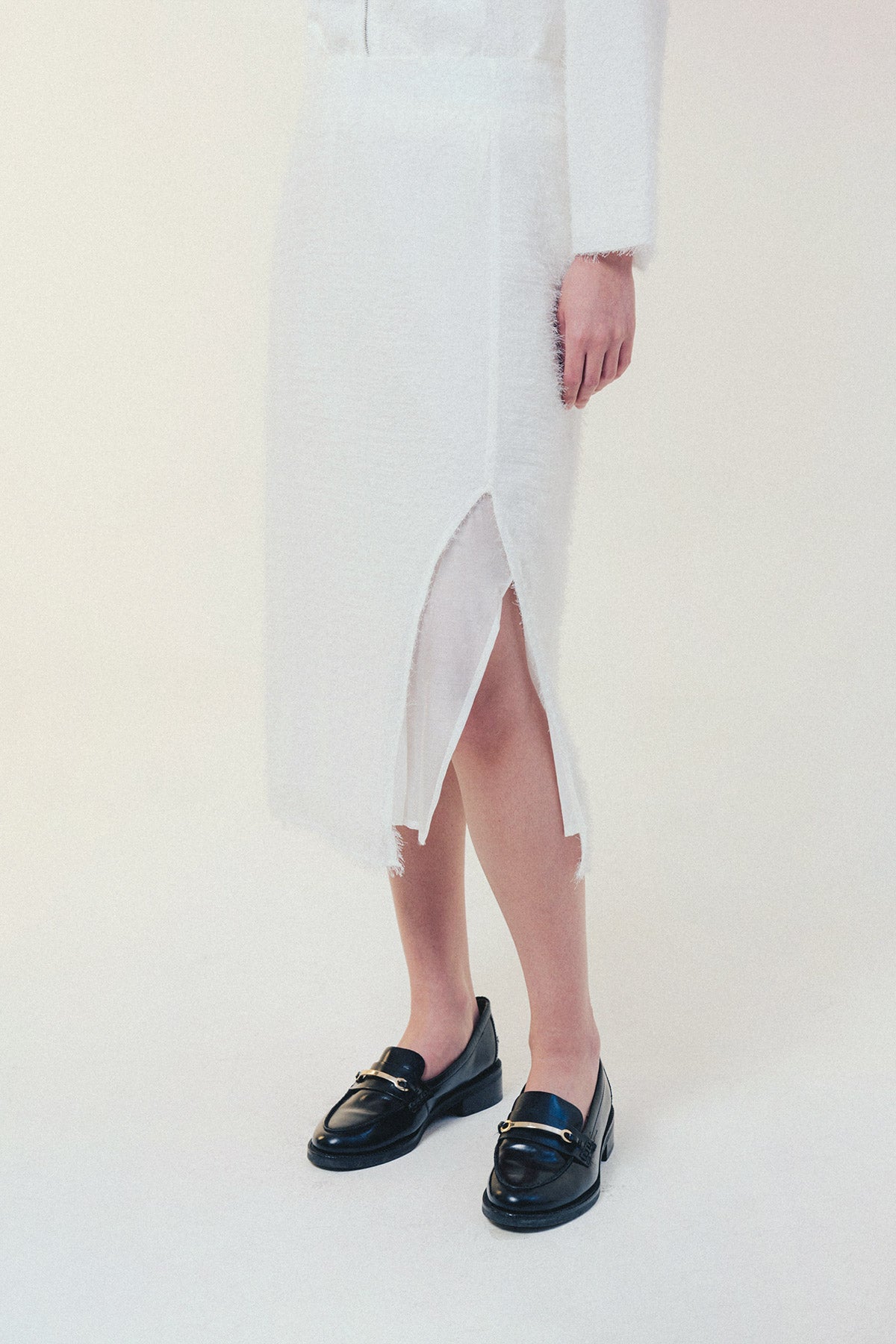 PETAL SKIRT WHITE