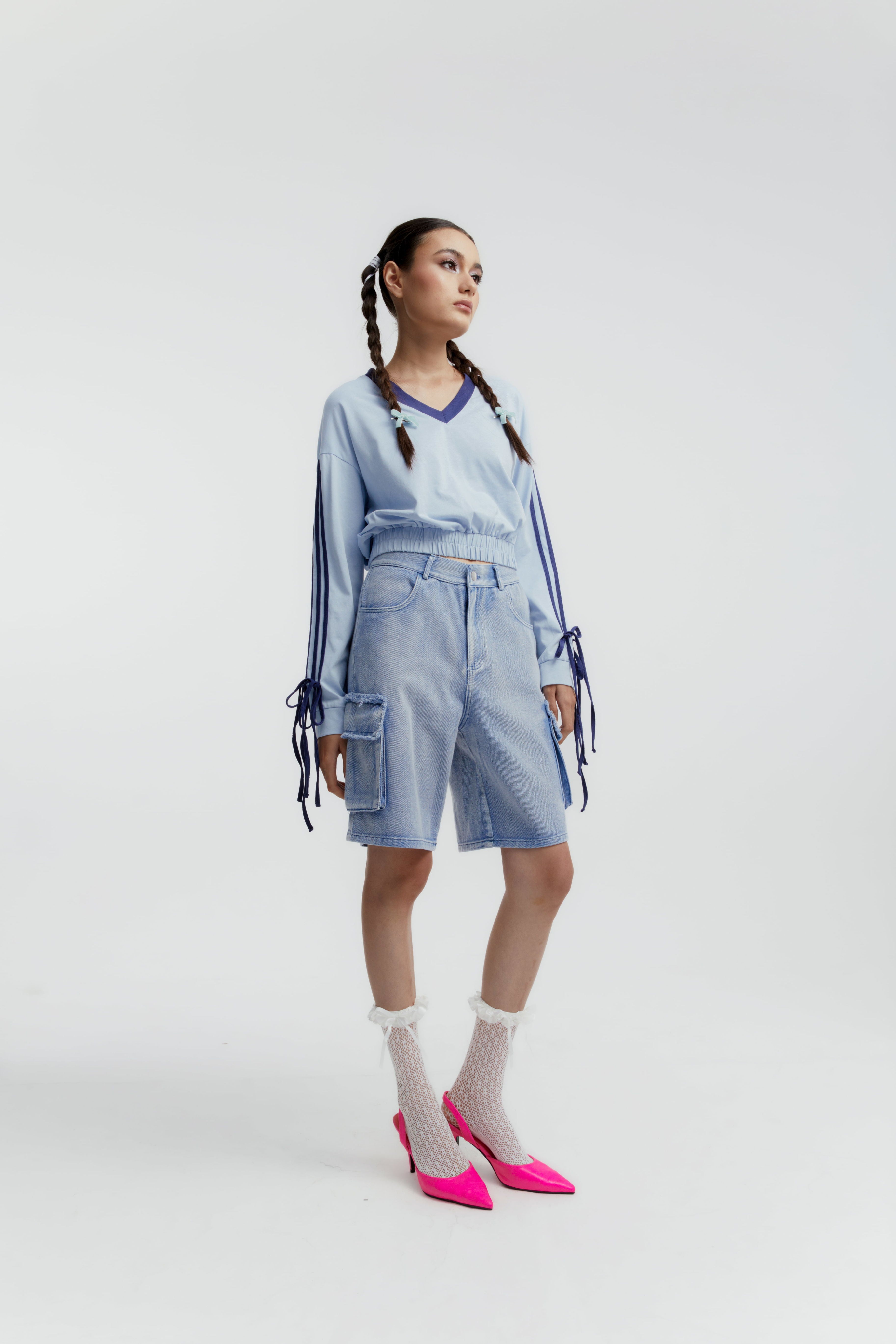 SCULLY TOP BLUE